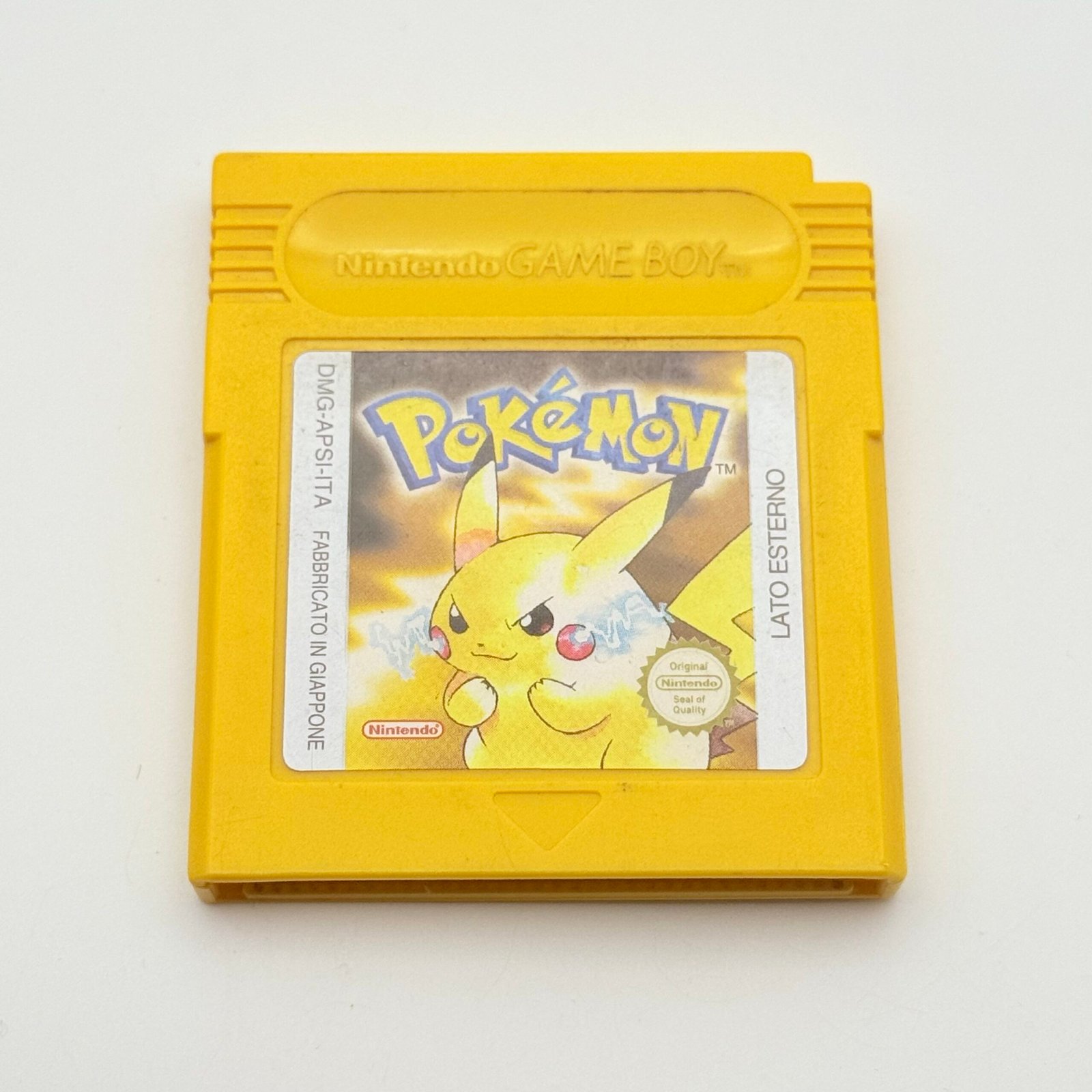 POKÉMON GIALLO GAME BOY - ORIGINALE ITALIANO - BATTERIA ORIGINALE OK - ADESIVO OTTIMO