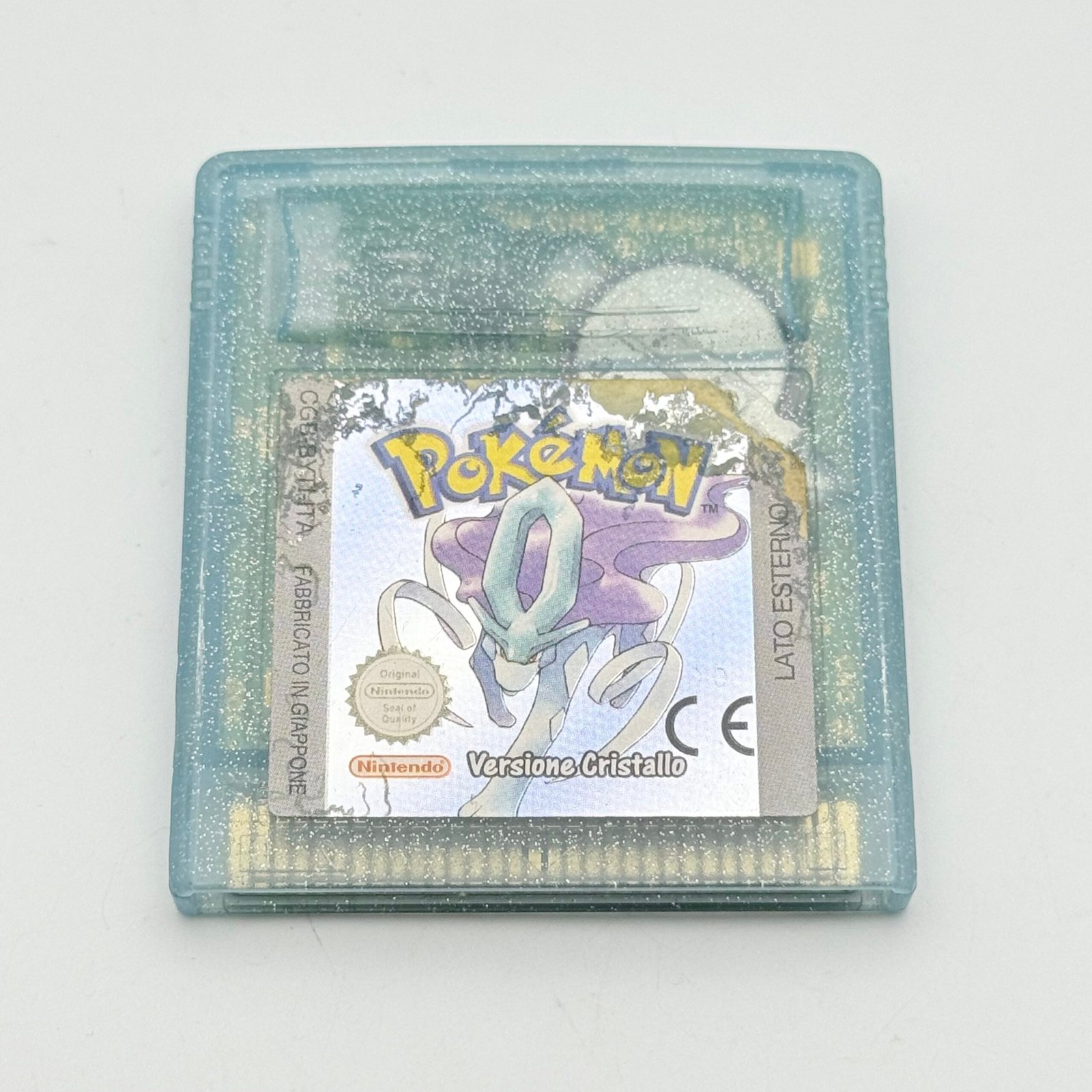POKÉMON CRISTALLO 100% ORIGINALE - ITA - BATTERIA NUOVA - ADESIVO MEDIO