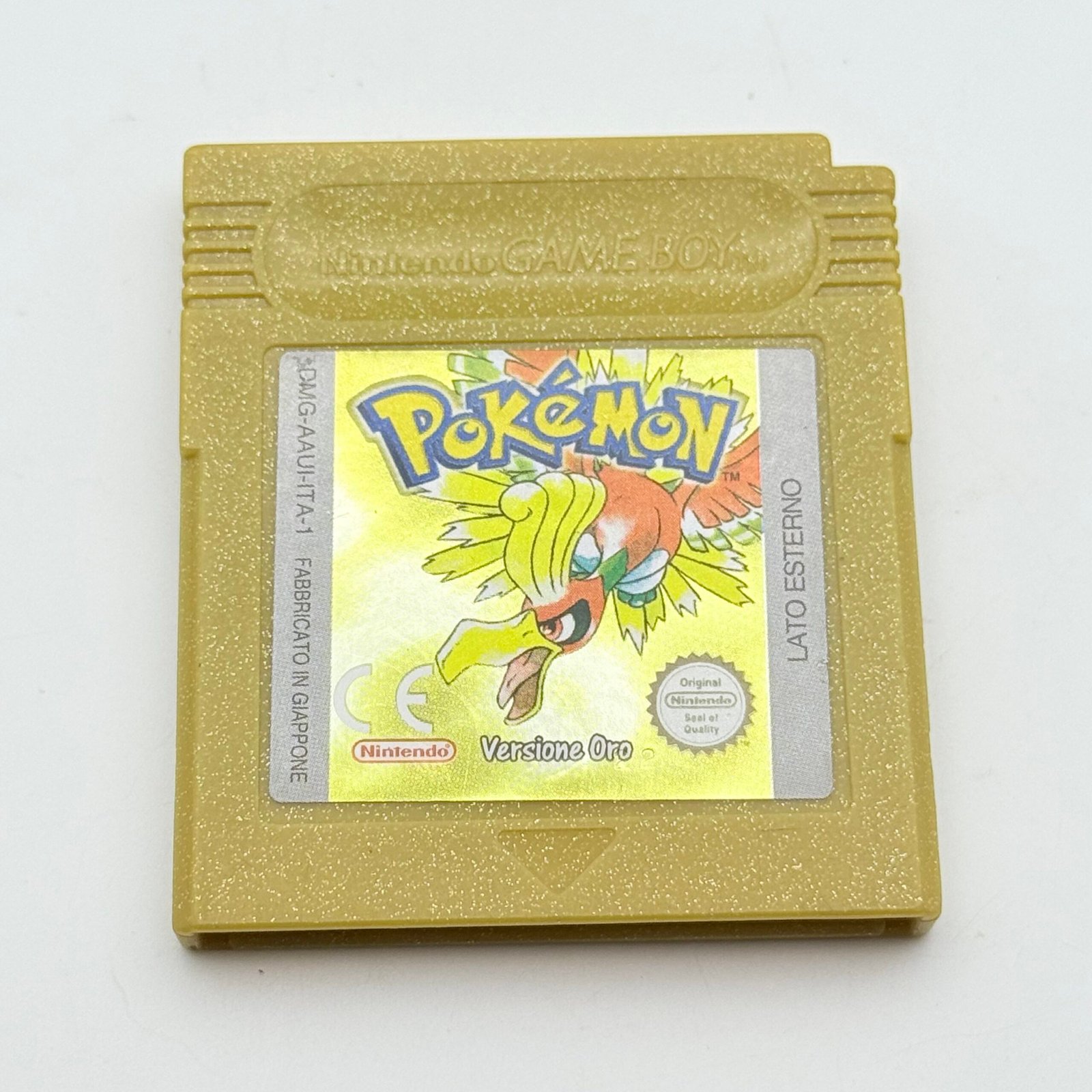 POKÉMON ORO GAME BOY - ORIGINALE ITA - BATTERIA NUOVA - ADESIVO OTTIMO +