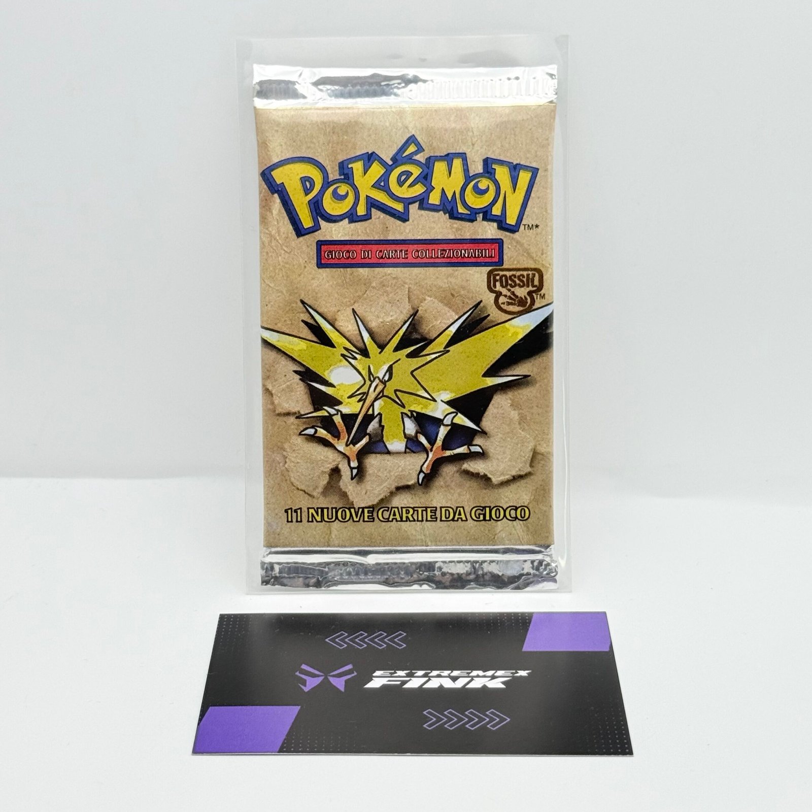 🇮🇹 CARTE POKEMON FOSSIL BOOSTER PACK ITALIANO - ZAPDOS ARTWORK - SEALED