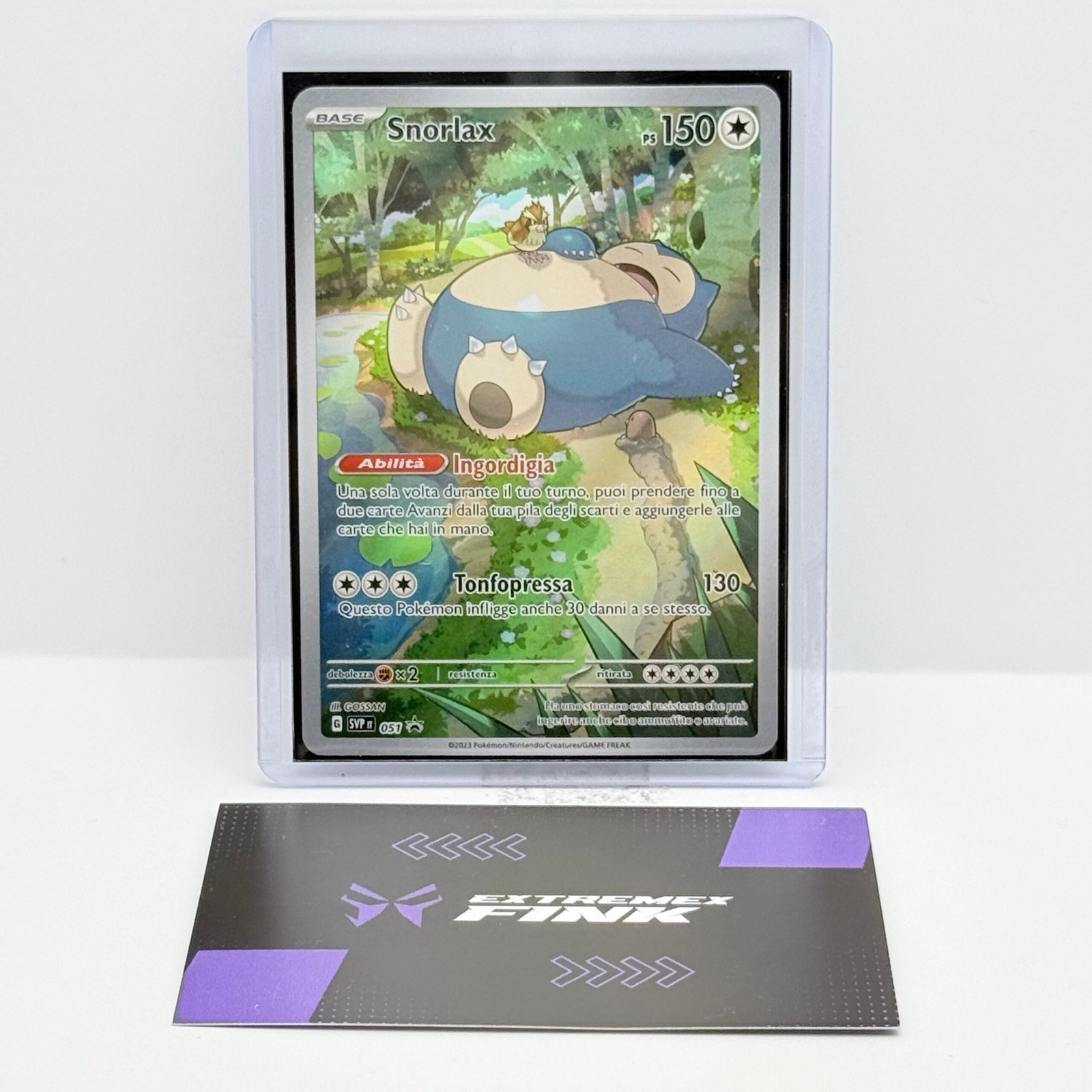 CARTA POKÉMON SNORLAX ETB PROMO 051 - MEW 151 - ITA - NEAR MINT