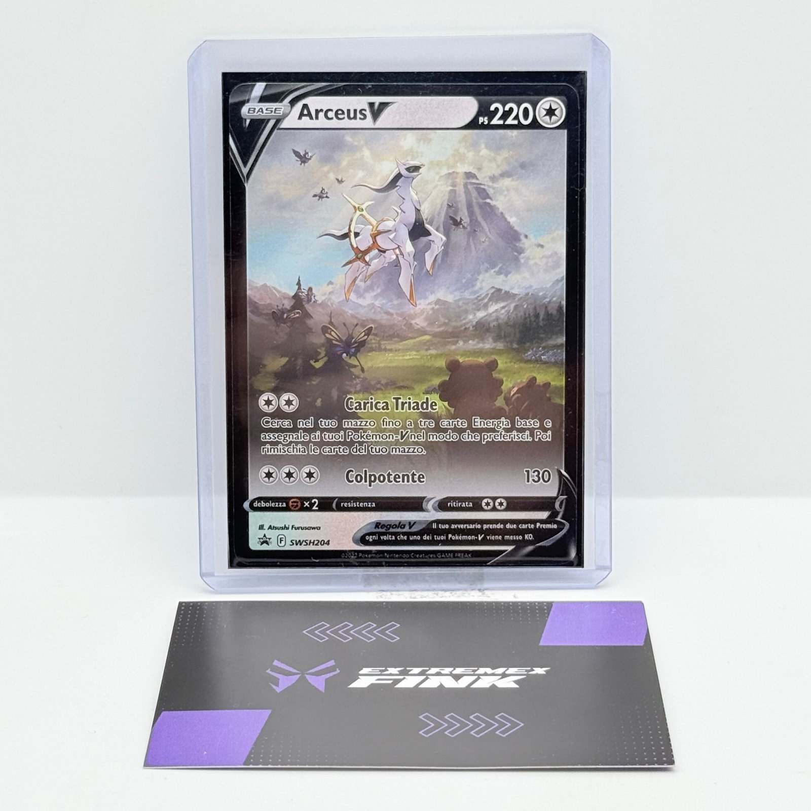 CARTA POKÉMON ARCEUS V PROMO SWSH204 - ITA - NEAR MINT
