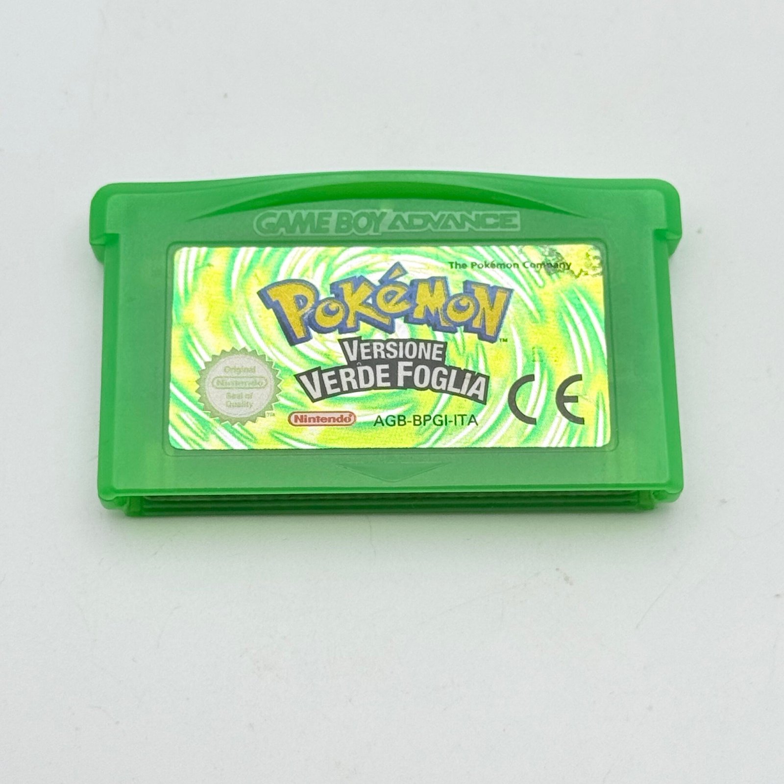 POKEMON VERDE FOGLIA GAME BOY ORIGINALE ITA - 100%FUNZIONANTE - ADESIVO OTTIMO