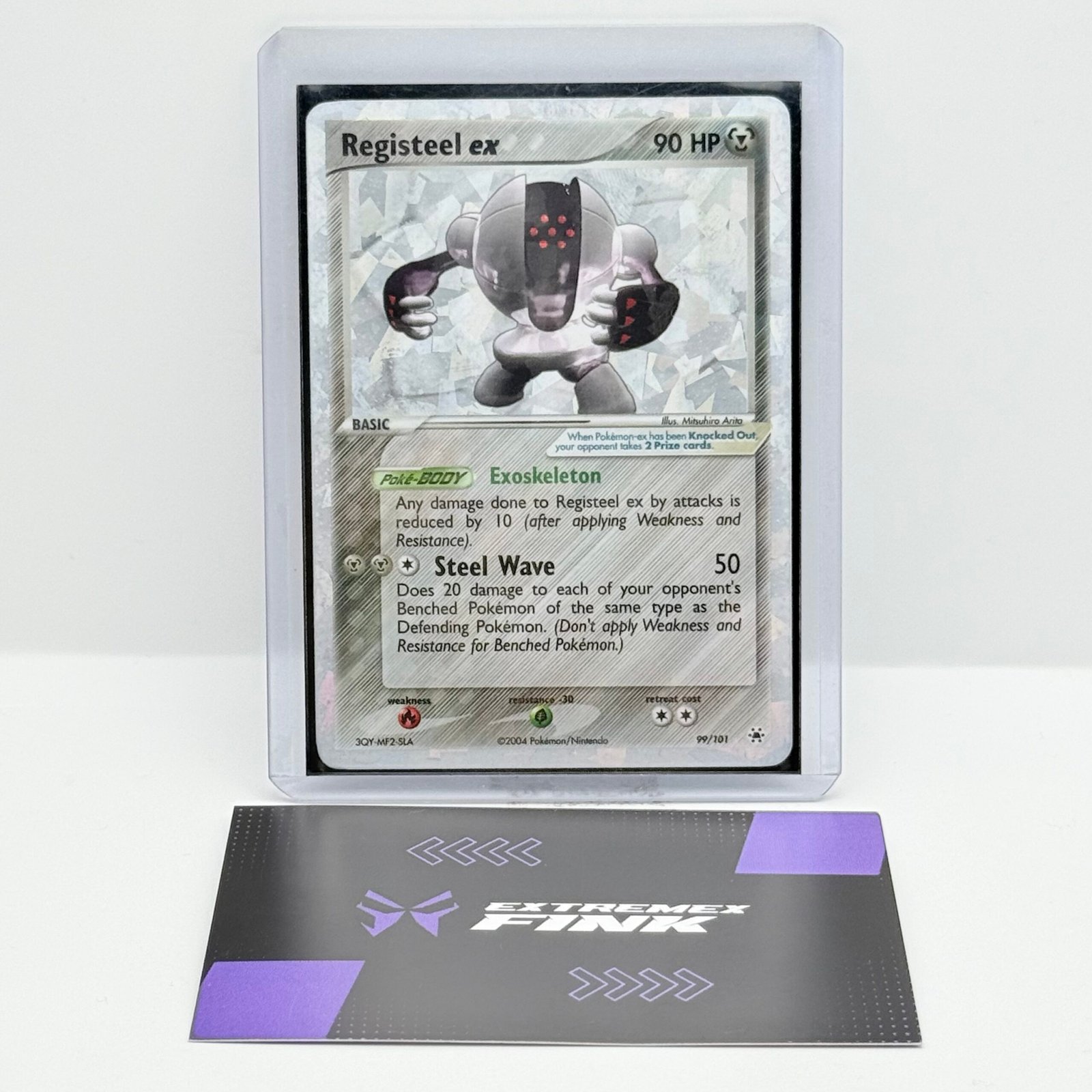 CARTA POKEMON CARD REGISTEEL EX HOLO 99/101 - ENG - EX HIDDEN LEGENDS - GOOD