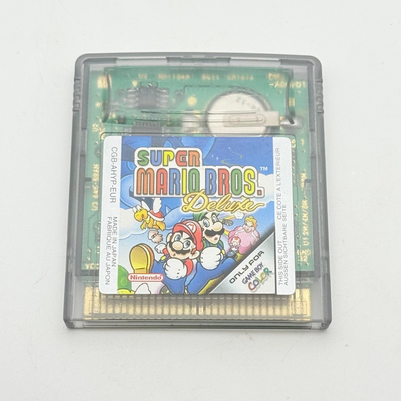 SUPER MARIO BROS. ORIGINALE PAL - BATTERIA INTERNA NUOVA - ADESIVO PERFETTO