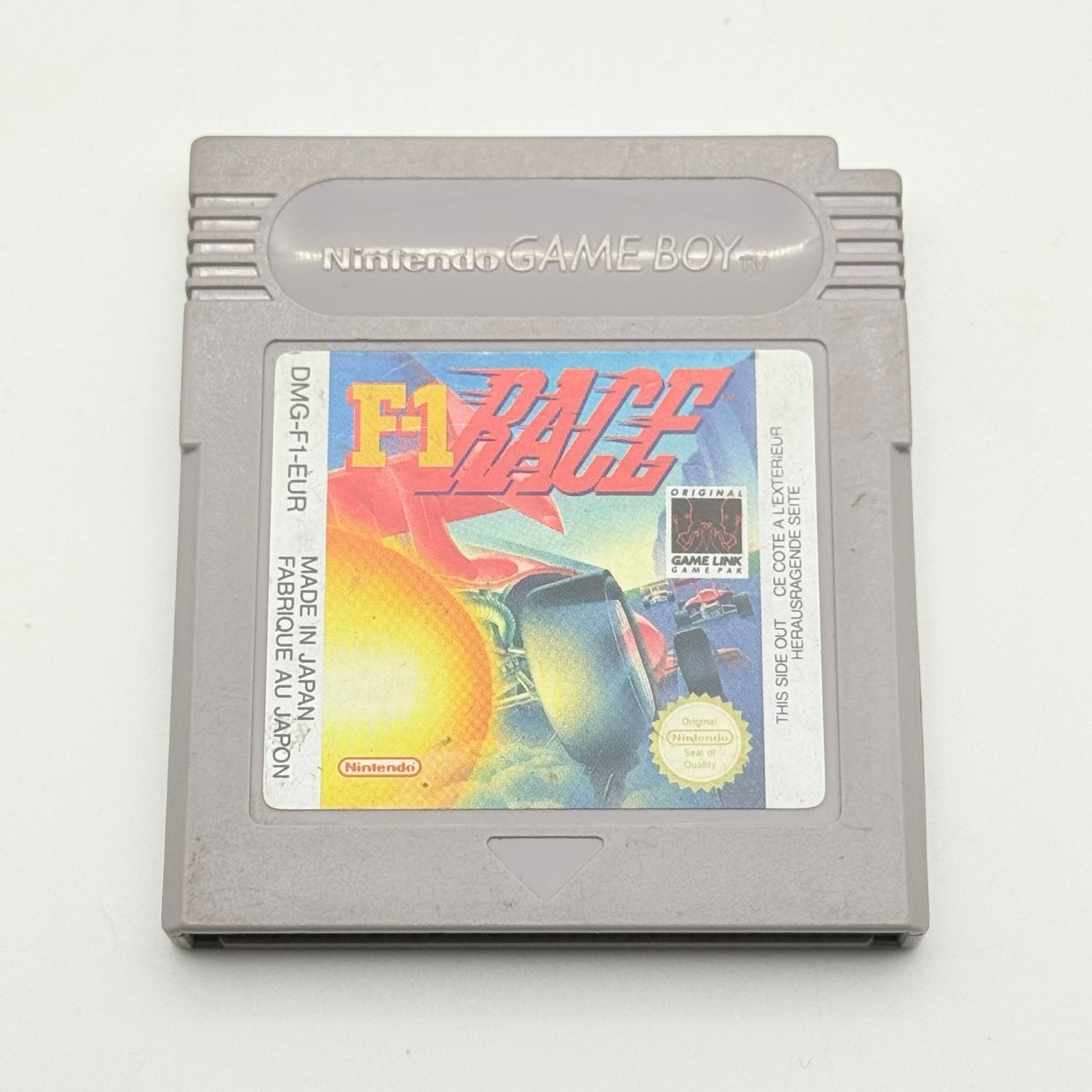 F1 RACE NINTENDO GAME BOY - 100% ORIGINALE PAL - BATTERIA NUOVA - ADESIVO PERFETTO