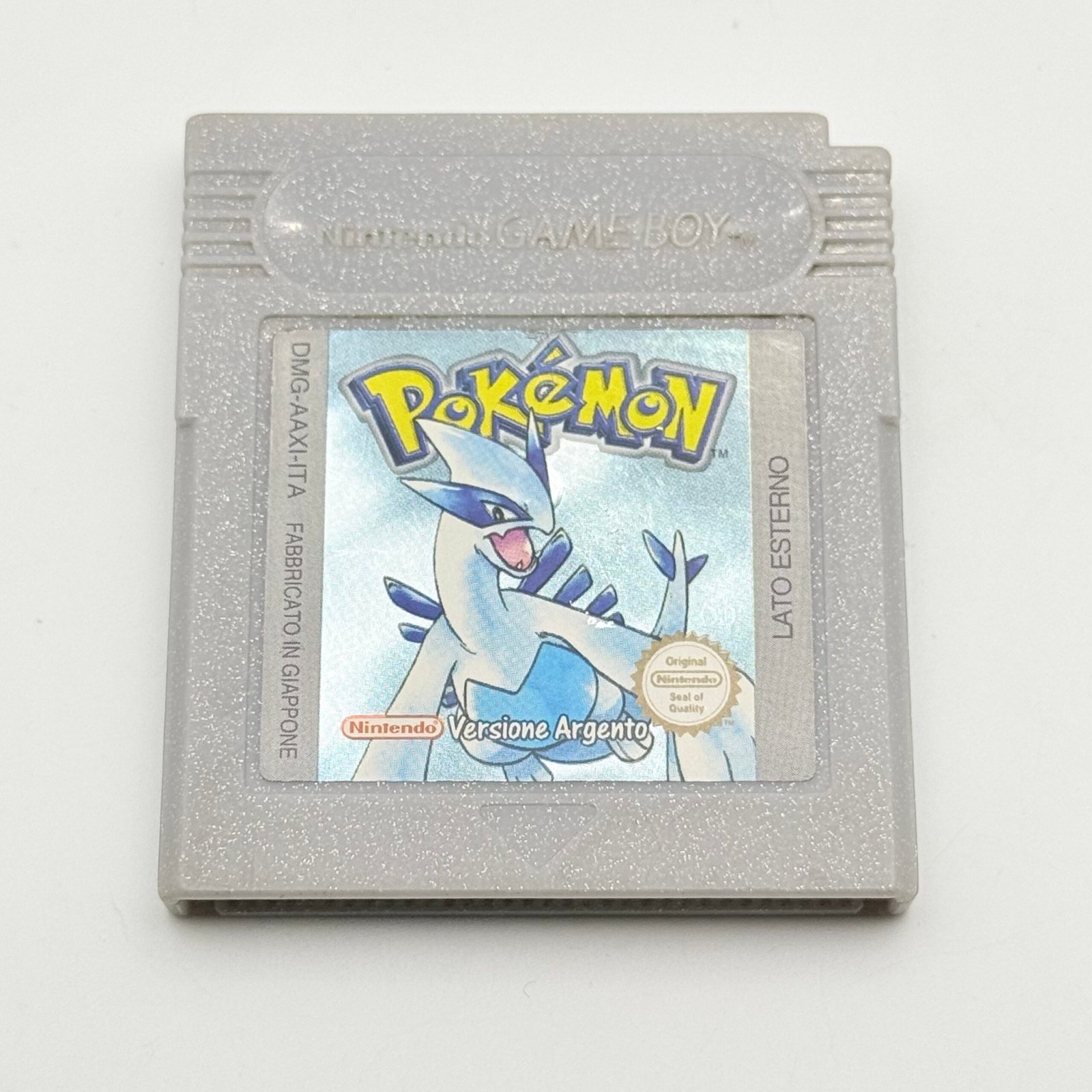POKEMON ARGENTO GAME BOY - ORIGINALE ITALIANO - BATTERIA NUOVA - ADESIVO OTTIMO