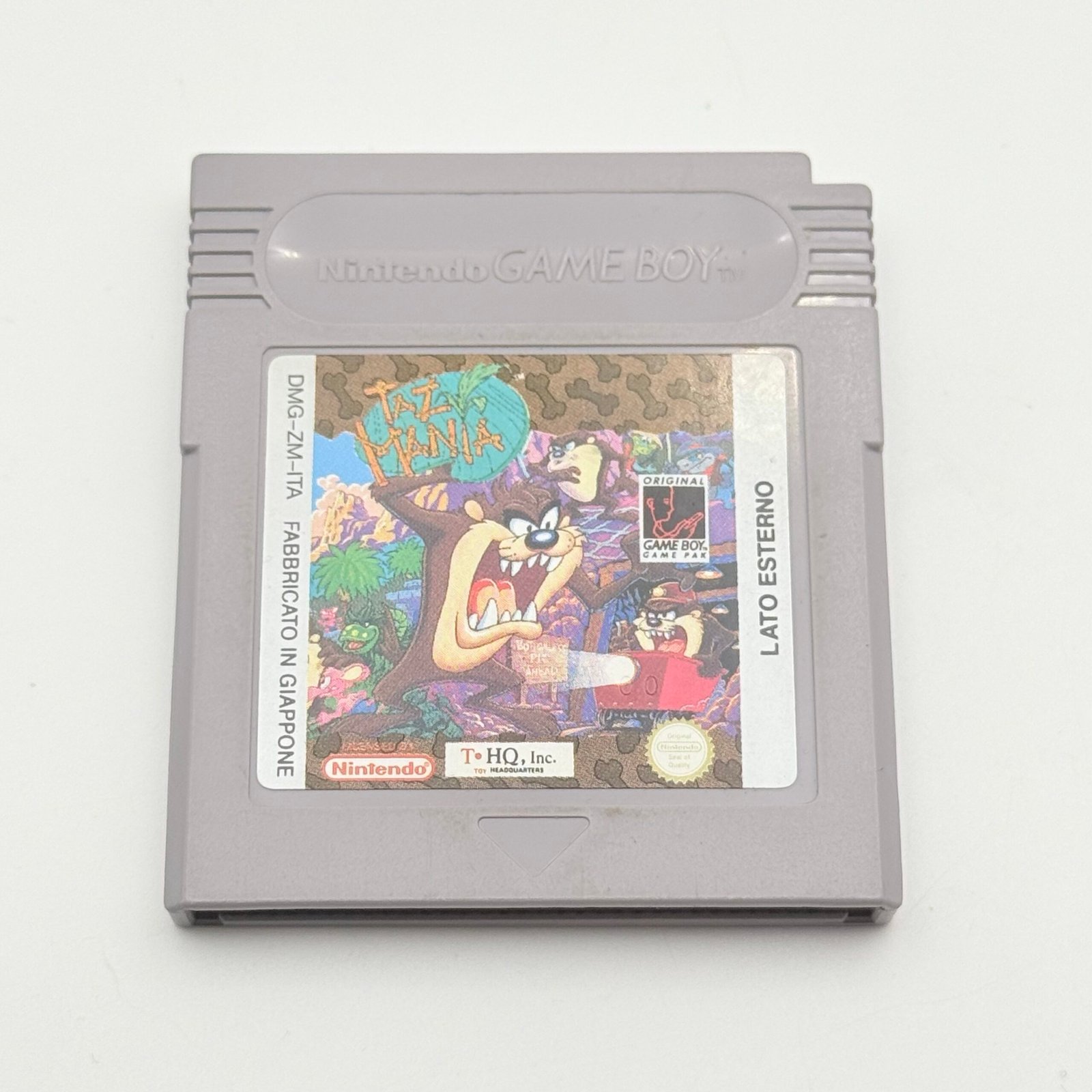 TAZ MANIA NINTENDO GAME BOY - 100% ORIGINALE PAL ITA - ADESIVO PERFETTO