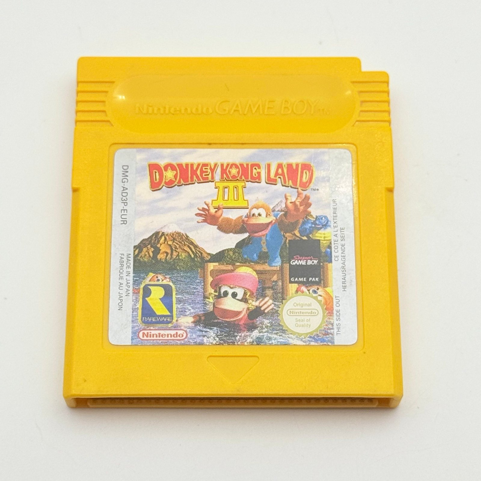 DONKEY KONG LAND 3 - NINTENDO GAME BOY - 100% ORIGINALE PAL - BATTERIA NUOVA