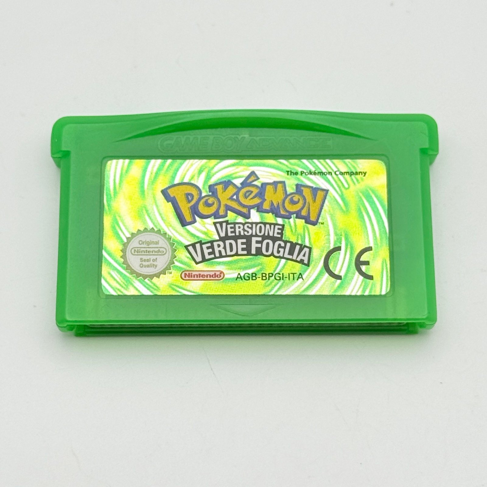 POKEMON VERDE FOGLIA GAME BOY ORIGINALE ITA - 100%FUNZIONANTE - ADESIVO PERFETTO