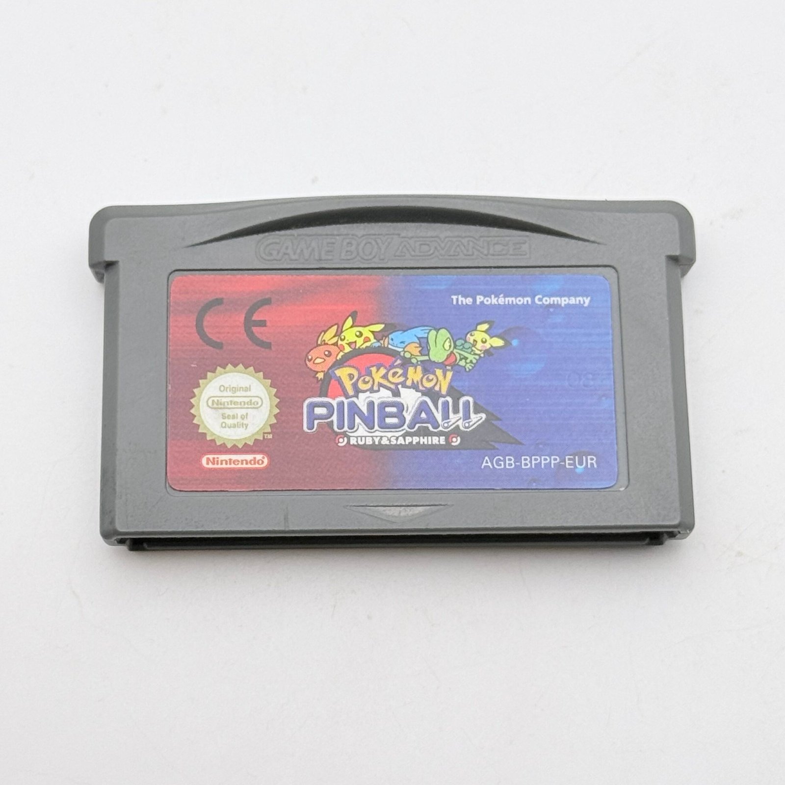 POKÉMON PINBALL ZAFFIRO E RUBINO - ORIGINALE PAL EUR ITA - ADESIVO OTTIMO