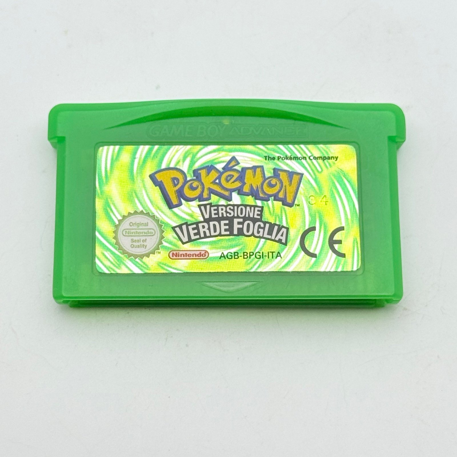POKEMON VERDE FOGLIA GAME BOY ORIGINALE ITA - 100%FUNZIONANTE - ADESIVO PERFETTO