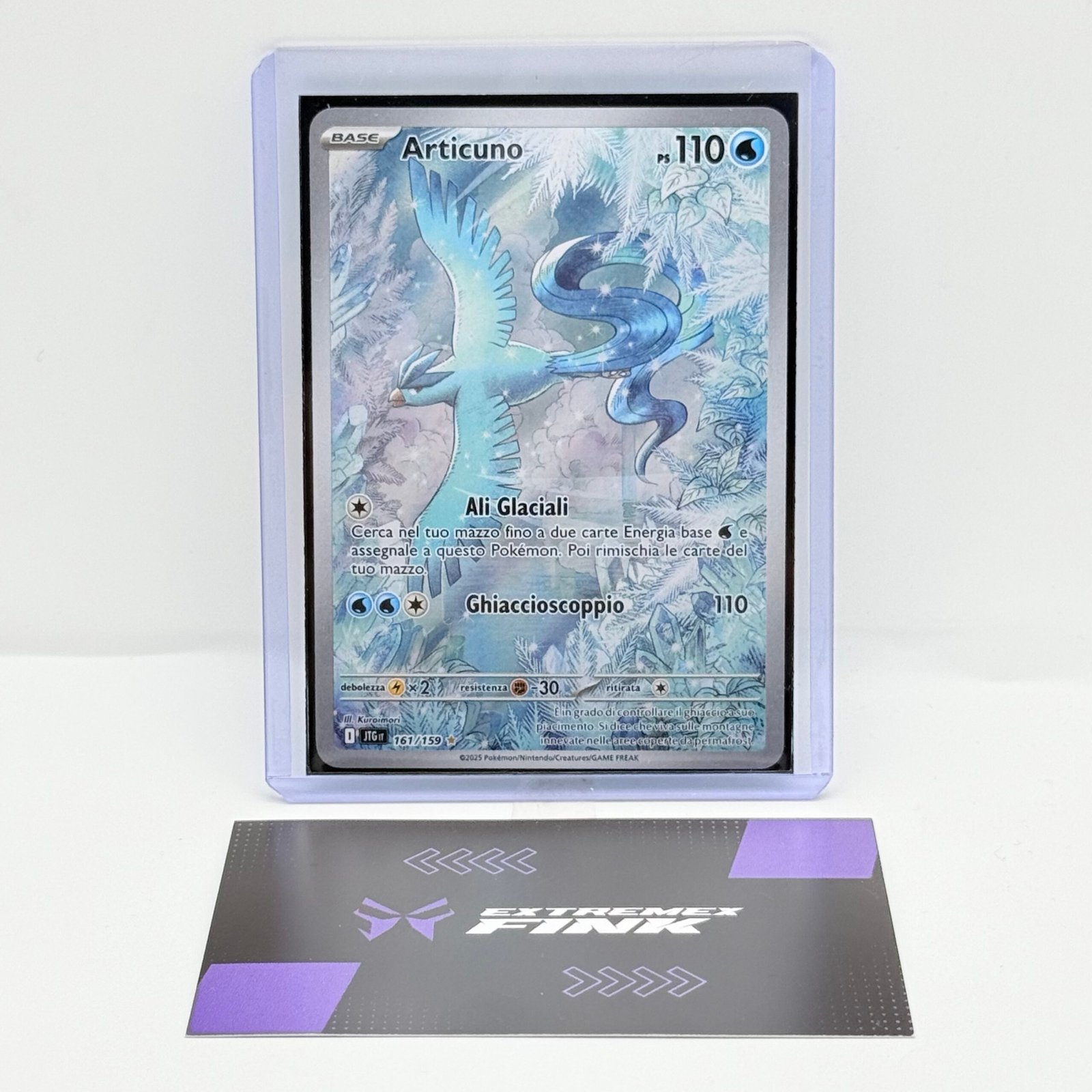CARTA POKEMON ARTICUNO 161/159 - ITA - 2025 - AVVENTURE INSIEME - NEAR MINT