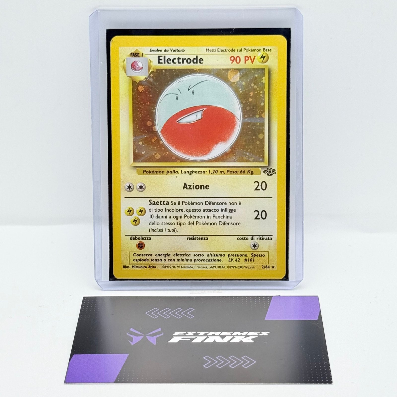 CARTA POKEMON ELECTRODE HOLO 2/64 - ITA - SET JUNGLE - GOOD