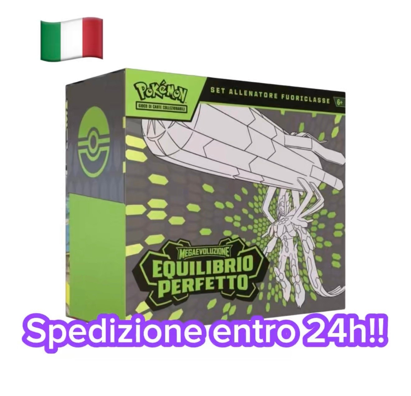 🇮🇹 POKEMON SET ALLENATORE FUORICLASSE ETB EQUILIBRIO PERFETTO - ITA - PERFETTO