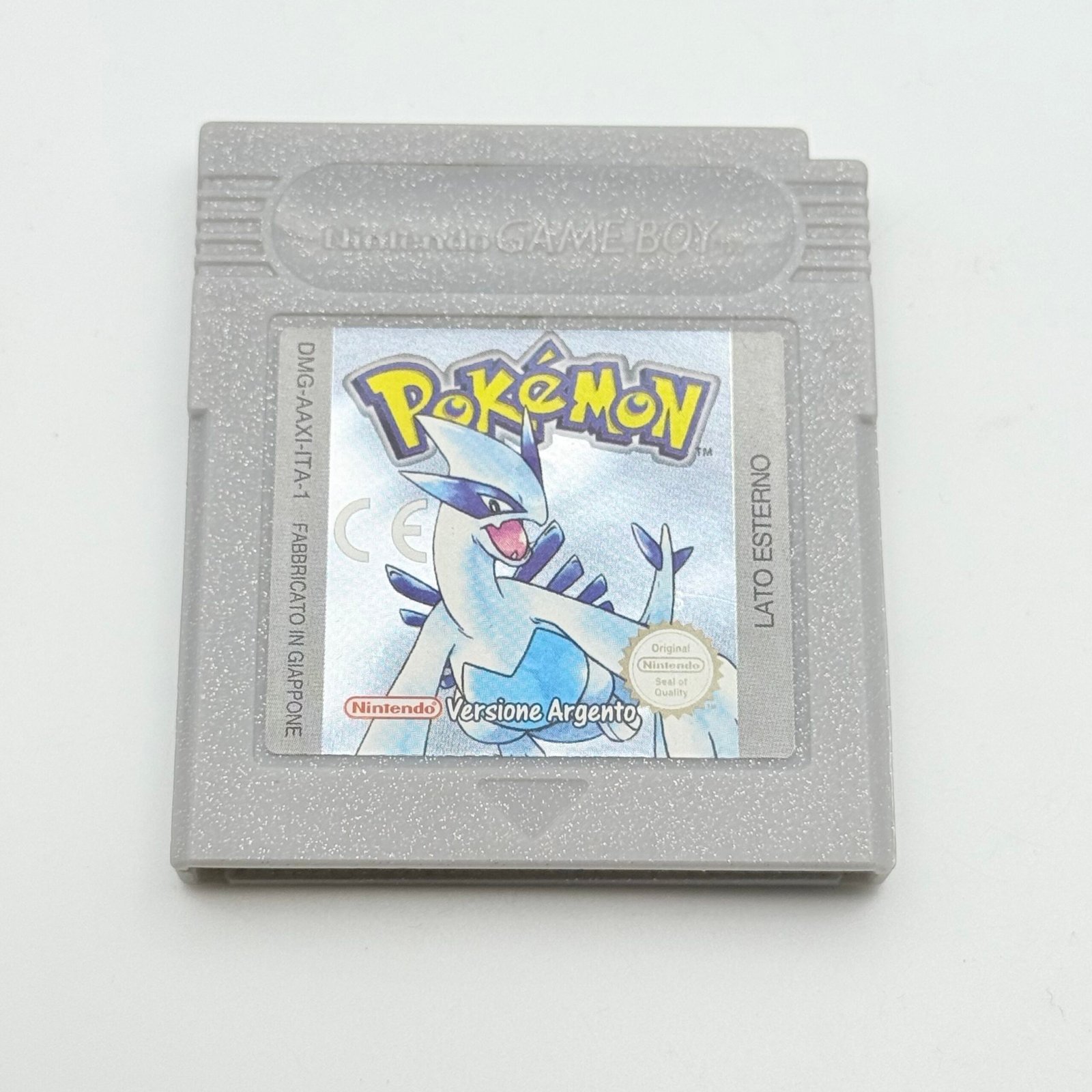 POKEMON ARGENTO GAME BOY - ORIGINALE ITALIANO - BATTERIA NUOVA - ADESIVO OTTIMO +