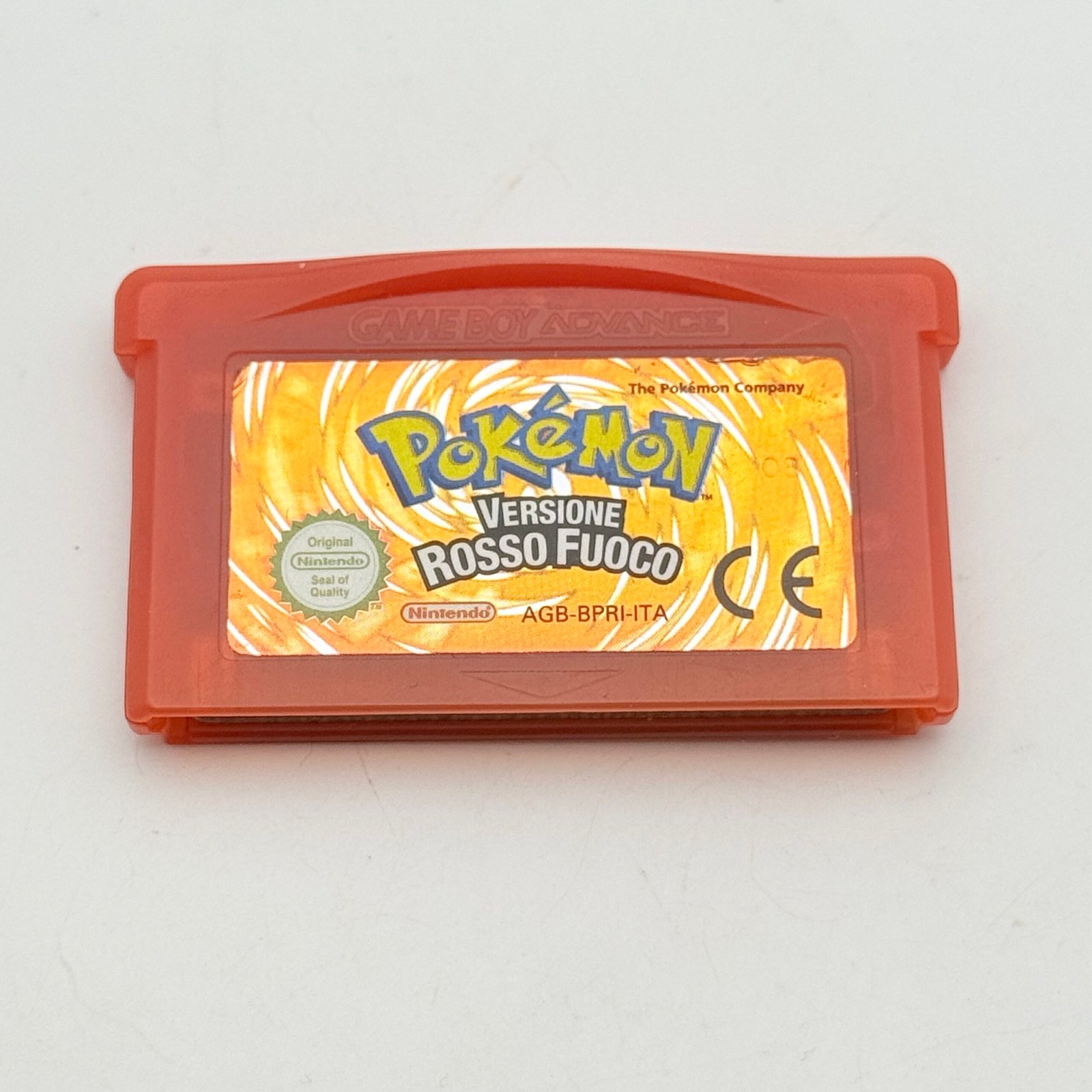 POKÉMON ROSSO FUOCO GAME BOY - ORIGINALE ITA - FUNZIONANTE - ADESIVO OTTIMO