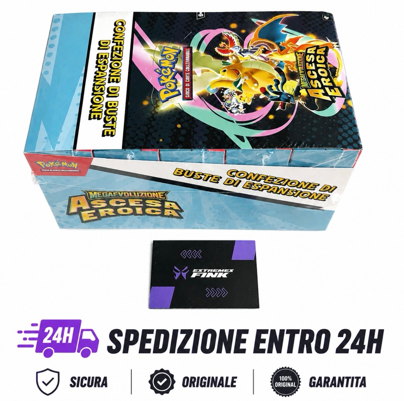 🇮🇹CARTE POKEMON BOOSTER BUNDLE DISPLAY ASCESA EROICA - ITA - SEALED PERFETTO