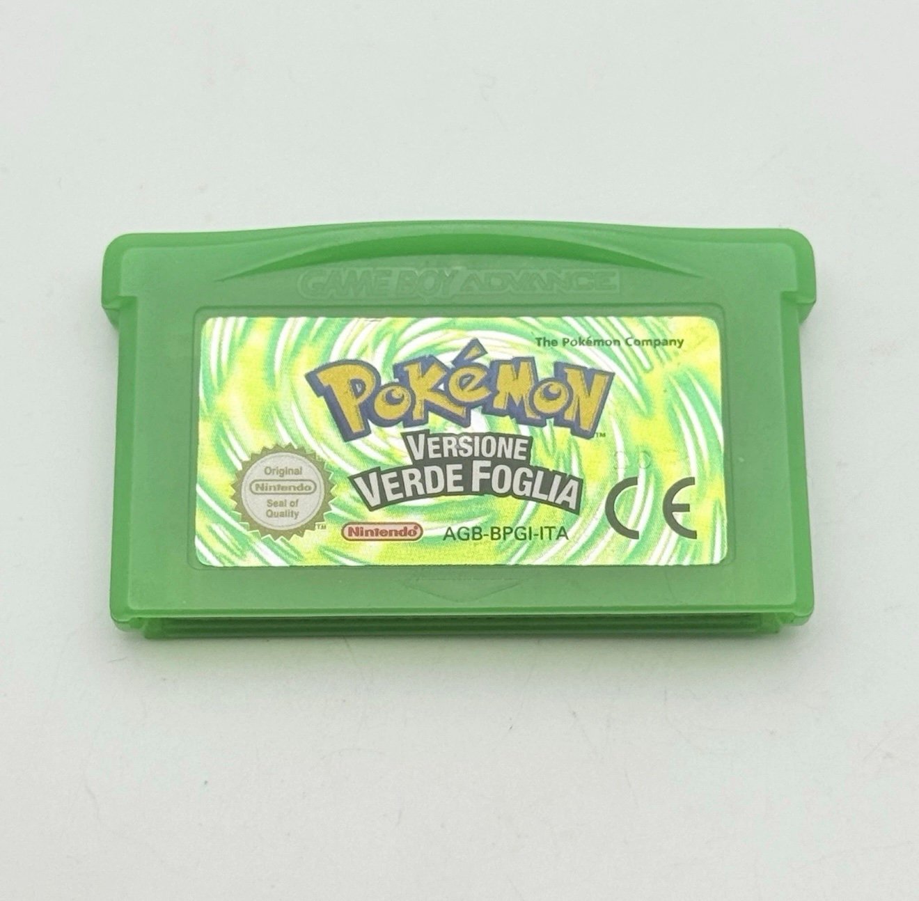 POKEMON VERDE FOGLIA GAME BOY ORIGINALE ITA - 100%FUNZIONANTE - ADESIVO OTTIMO
