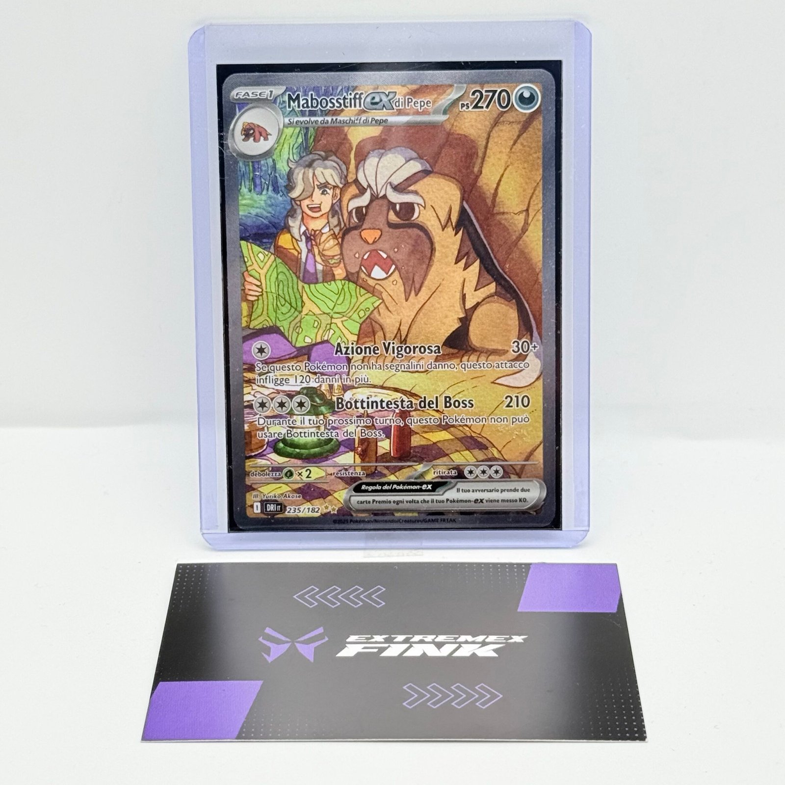 CARTA POKEMON MABOSSTIFF DI PEPE 235/182 - ITA - RIVALI PREDESTINATI - NEAR MINT