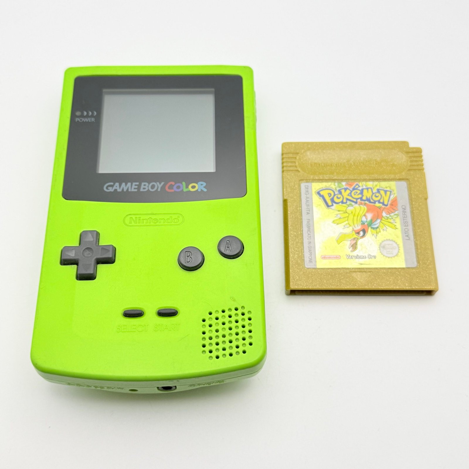 NINTENDO GAME BOY COLOR + POKÉMON ORO ORIGINALE ITA - SALVATAGGI FUNZIONANTI