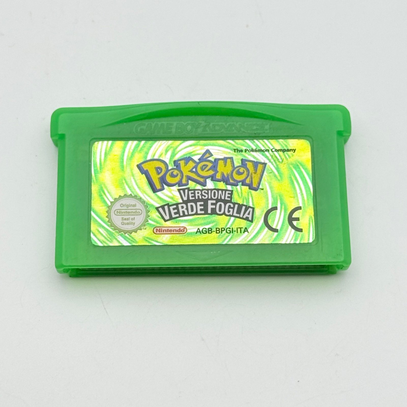POKEMON VERDE FOGLIA GAME BOY ORIGINALE ITA - 100%FUNZIONANTE - ADESIVO OTTIMO