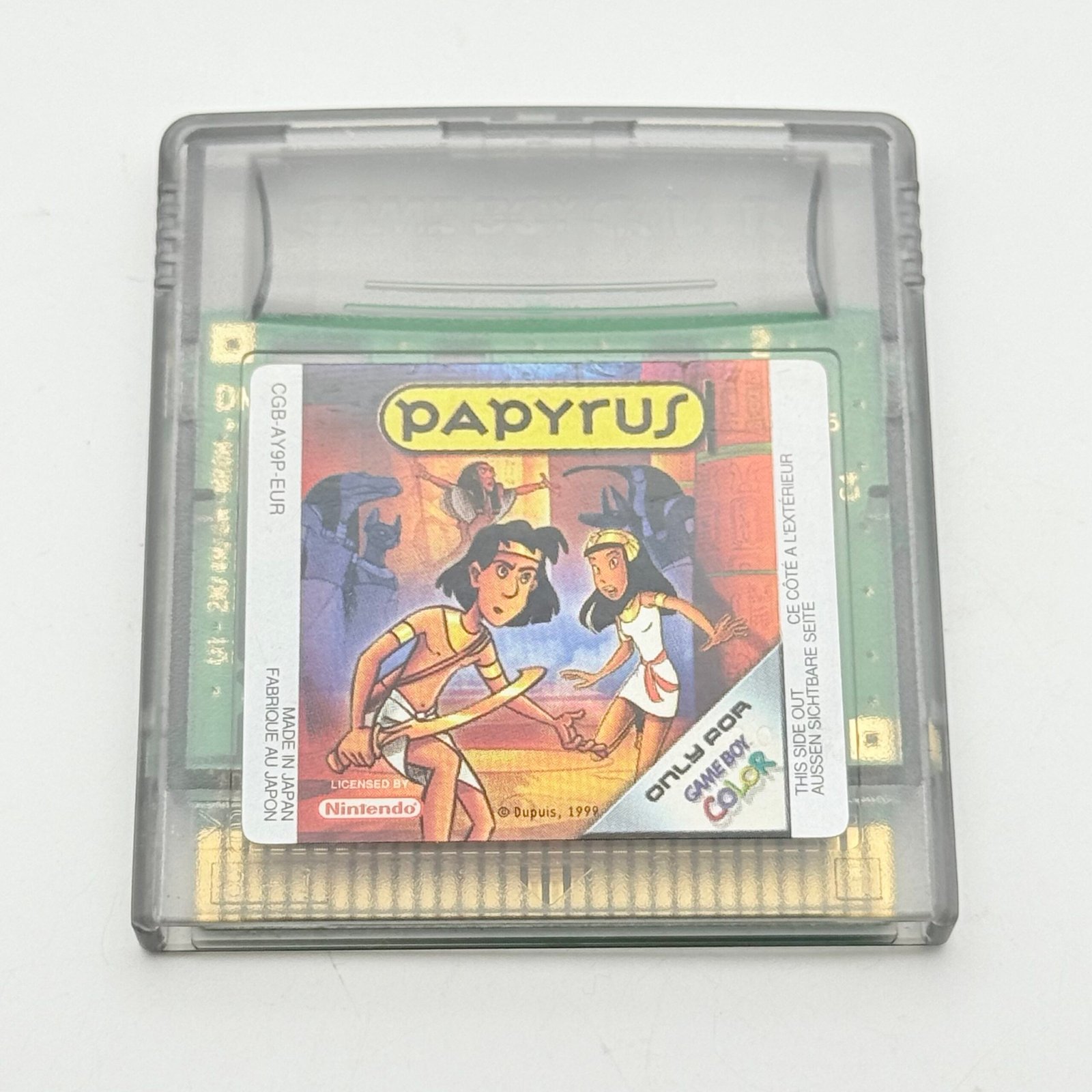 PAPYRUS NINTENDO GAME BOY COLOR - ORIGINALE PAL - ADESIVO OTTIMO