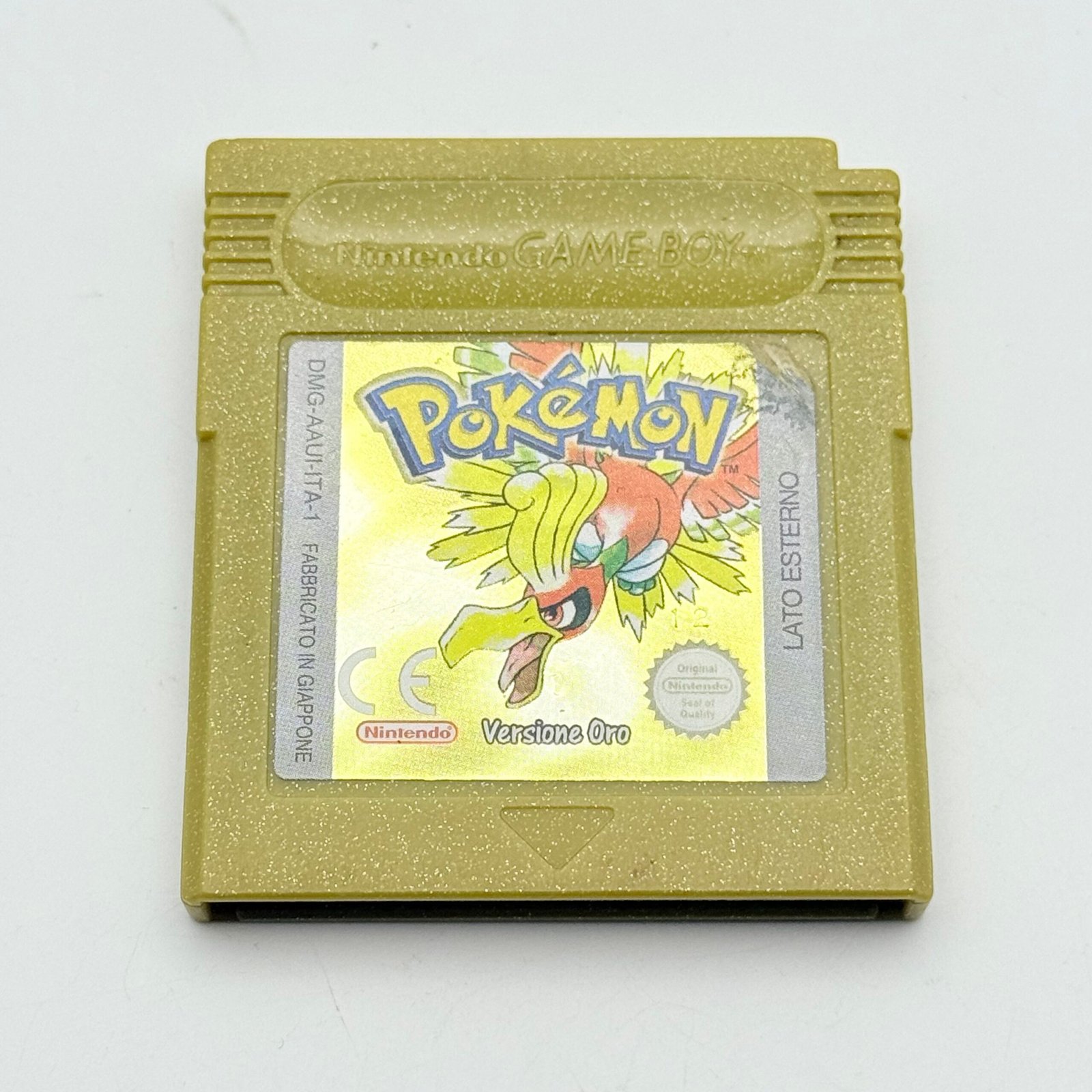 POKÉMON ORO GAME BOY - ORIGINALE ITA - BATTERIA NUOVA - ADESIVO MEDIO