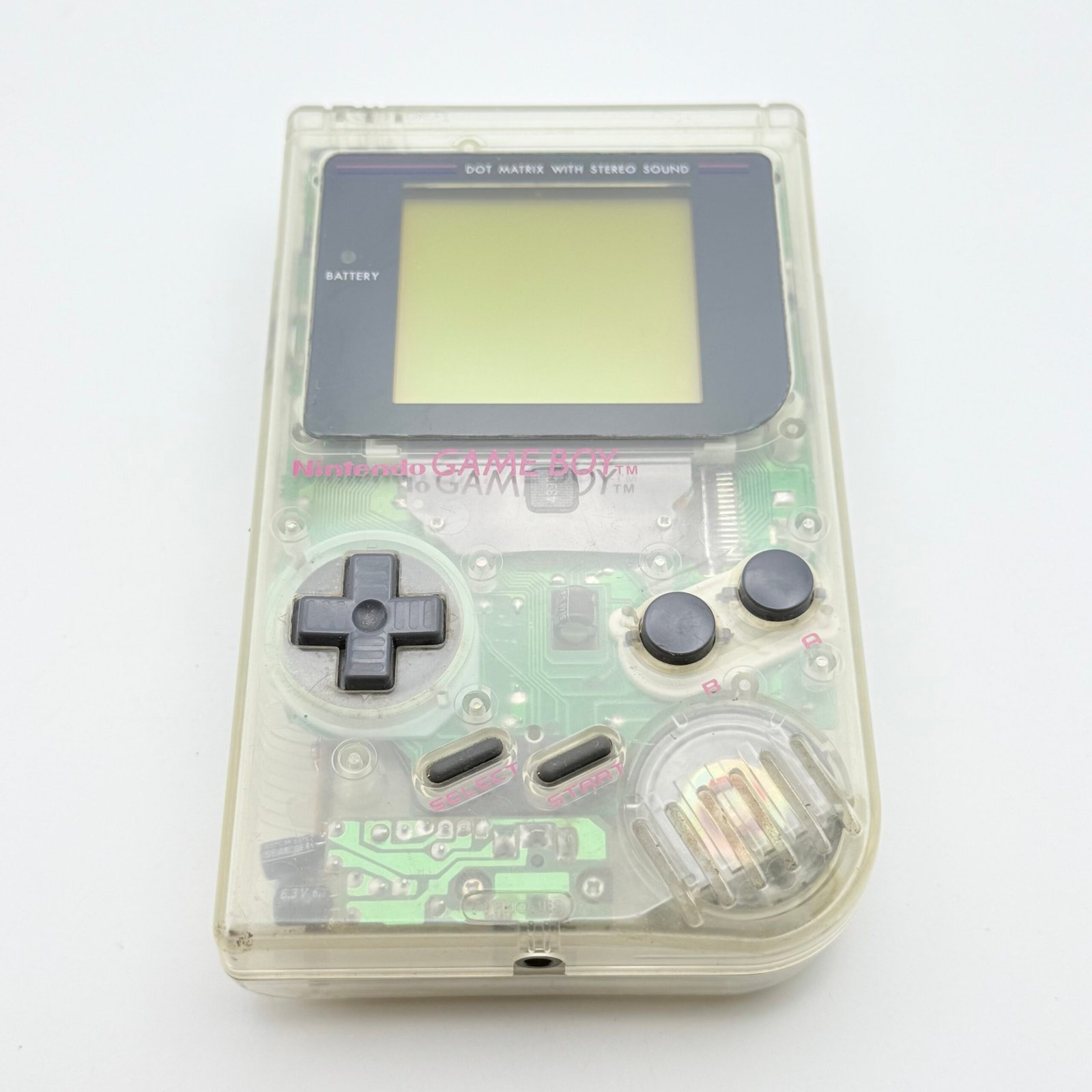 NINTENDO GAME BOY CLASSIC DMG-01 TRASPARENTE - ORIGINALE - OTTIMO STATO