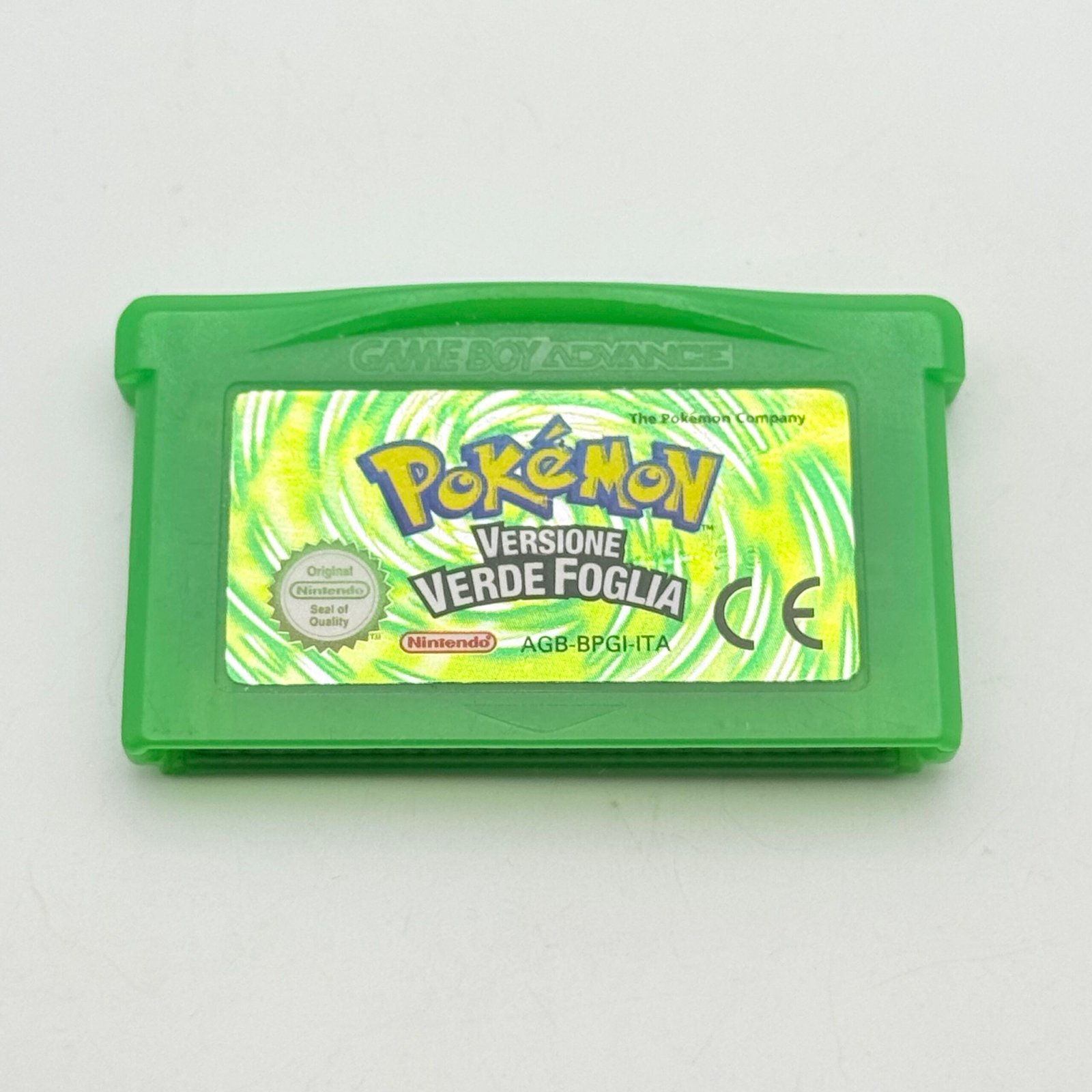 POKEMON VERDE FOGLIA GAME BOY ORIGINALE ITA - 100%FUNZIONANTE - ADESIVO OTTIMO