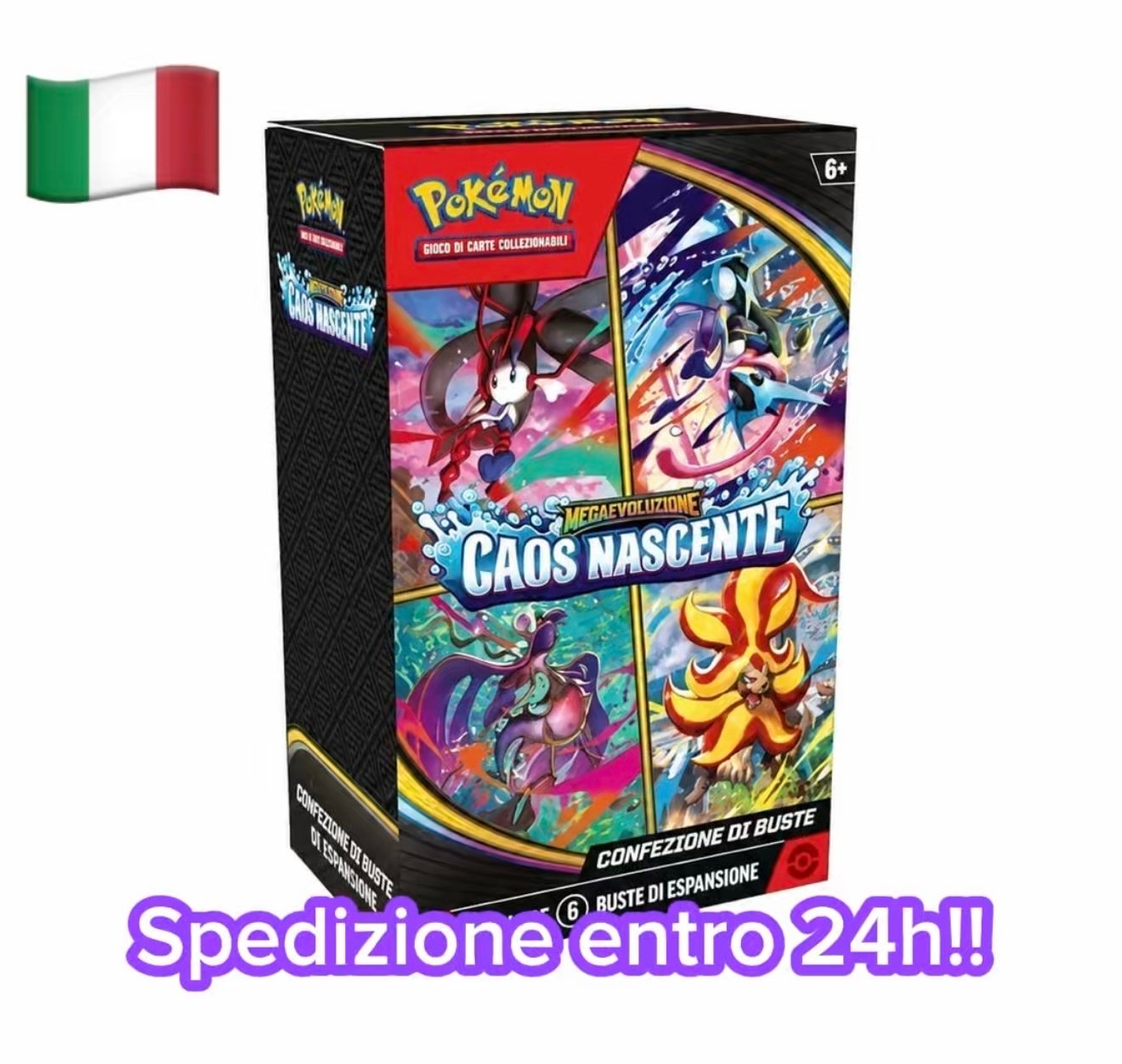 🇮🇹 POKEMON BOOSTER BUNDLE CAOS NASCENTE - ITA - SEALED