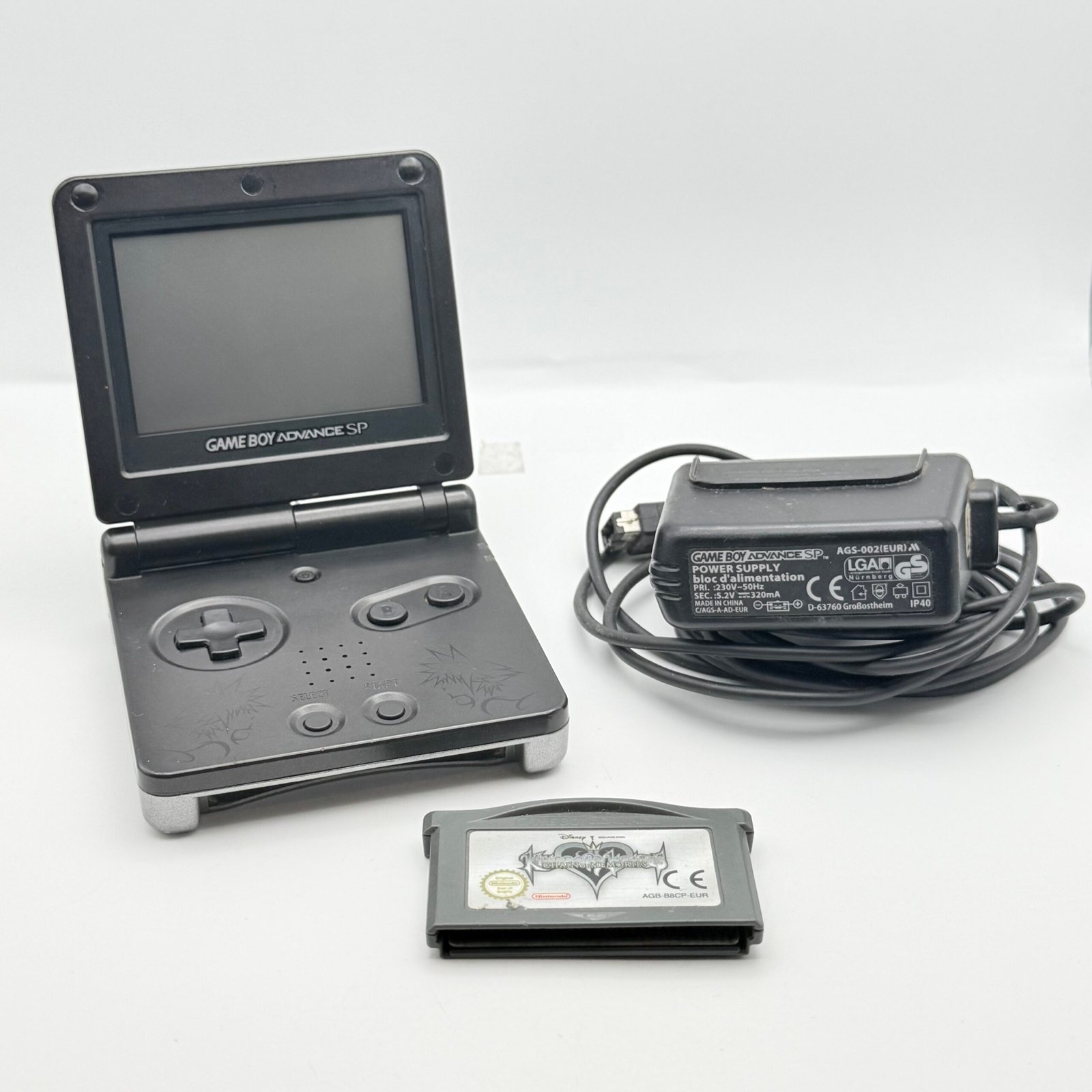 NINTENDO GAME BOY ADVANCE SP LIMITED KINGDOM HEARTS + GIOCO TUTTO 100% ORIGINALE