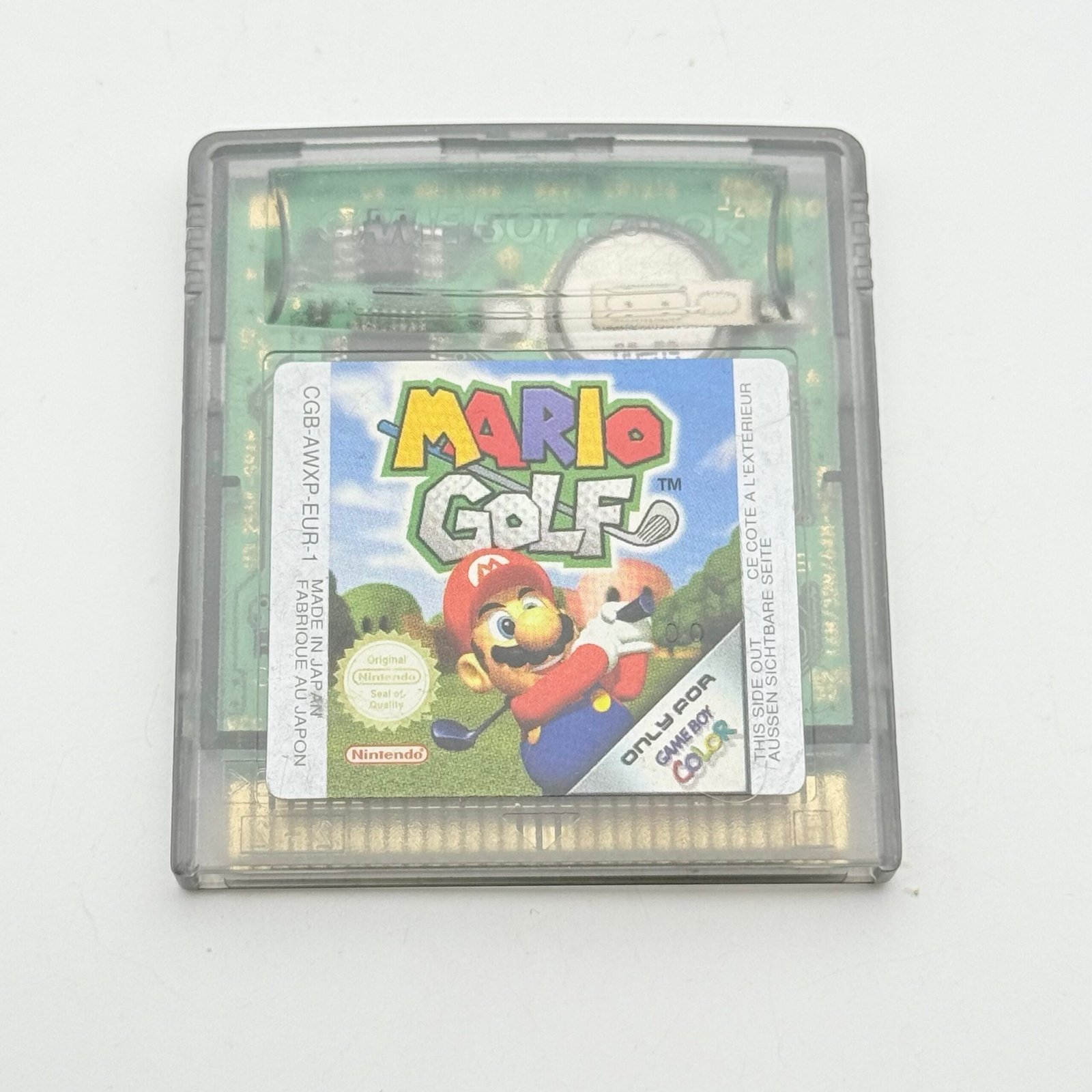 MARIO GOLF - GAME BOY - ORIGINALE - BATTERIA INTERNA NUOVA - ADESIVO OTTIMO