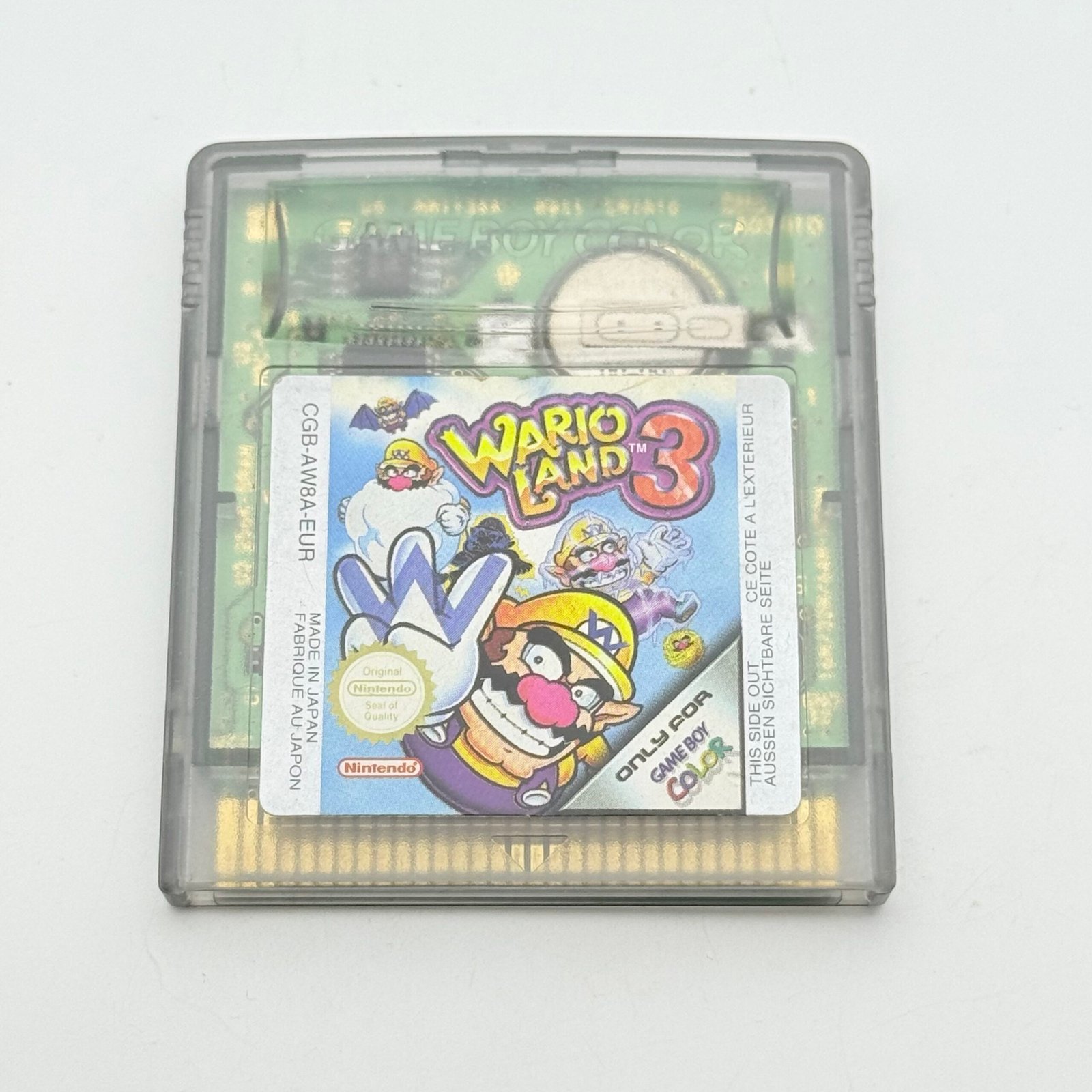 WARIO LAND 3 - GAME BOY - ORIGINALE - BATTERIA INTERNA NUOVA - ADESIVO OTTIMO