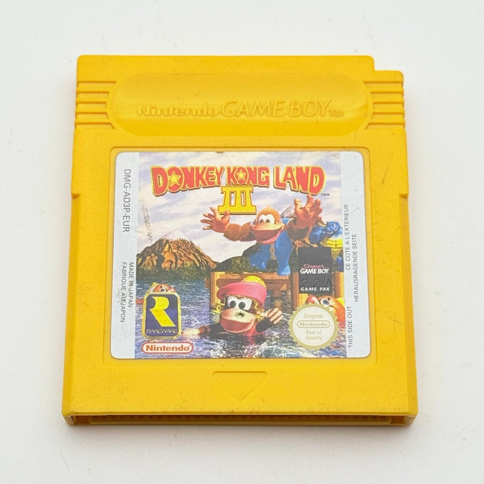 DONKEY KONG LAND 3 - NINTENDO GAME BOY - 100% ORIGINALE PAL - BATTERIA NUOVA