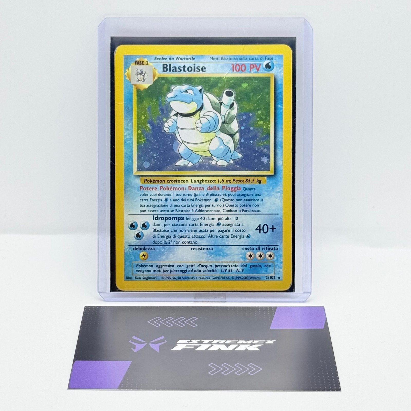 Condividi CARTA POKEMON BLASTOISE HOLO 2/102 - ITA - BASE SET - LIGHT PLAYED - 2 GRINZE