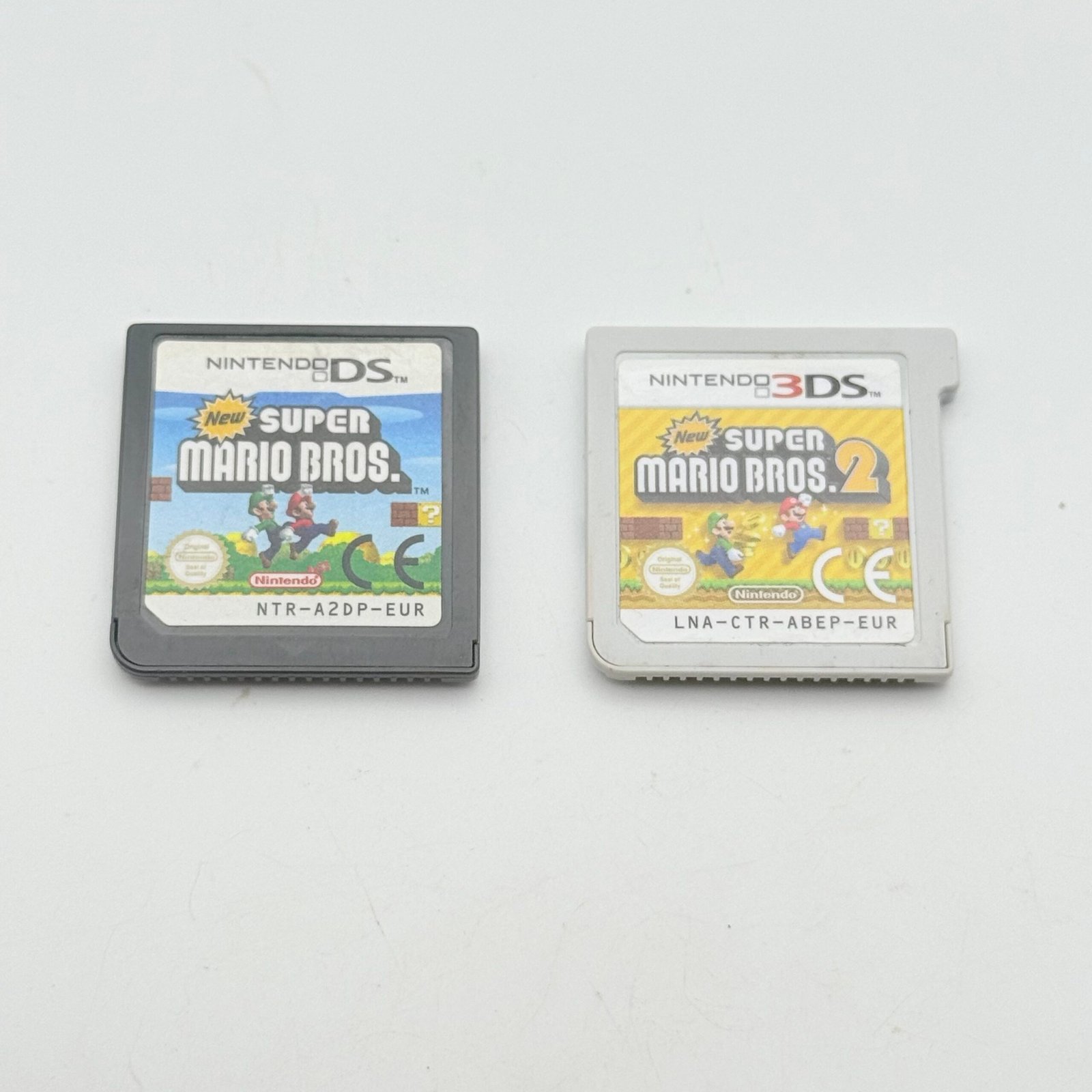 NEW SUPER MARIO BROS. 1 + 2 PER DS E 3DS - 100% ORIGINALI PAL EUR -SOLO SCHEDINE