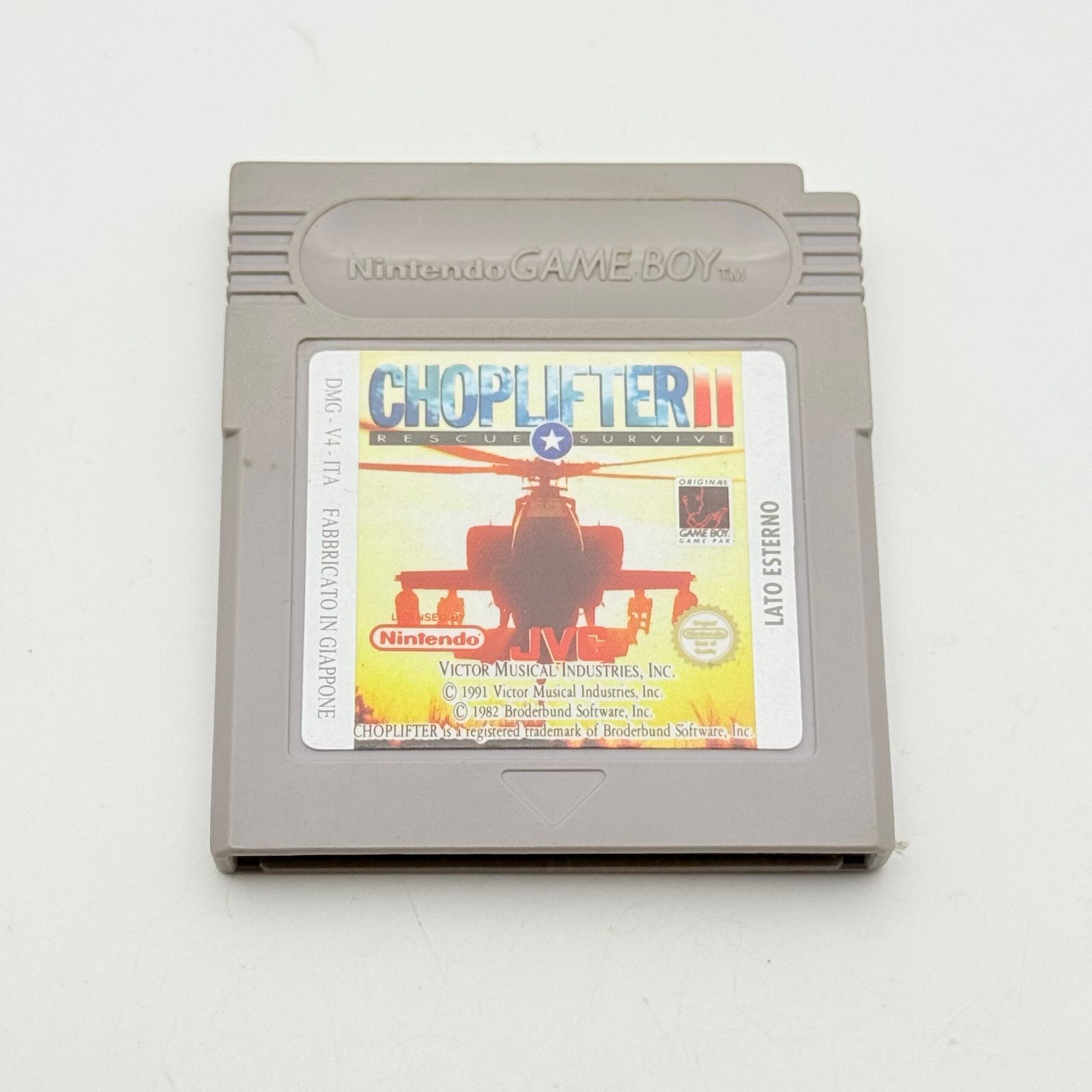CHOPLIFTER 2 PER NINTENDO GAME BOY - 100% ORIGINALE PAL ITA - ADESIVO PERFETTO