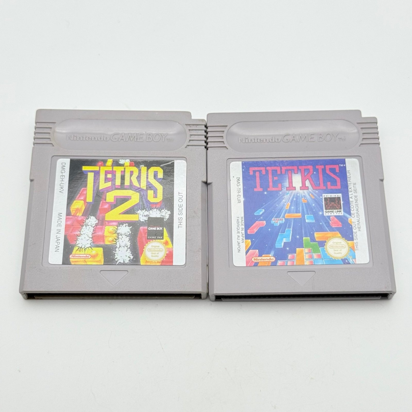 TETRIS 1 + 2 PER NINTENDO GAME BOY - 100% ORIGINALE PAL EUR - ADESIVI PERFETTI