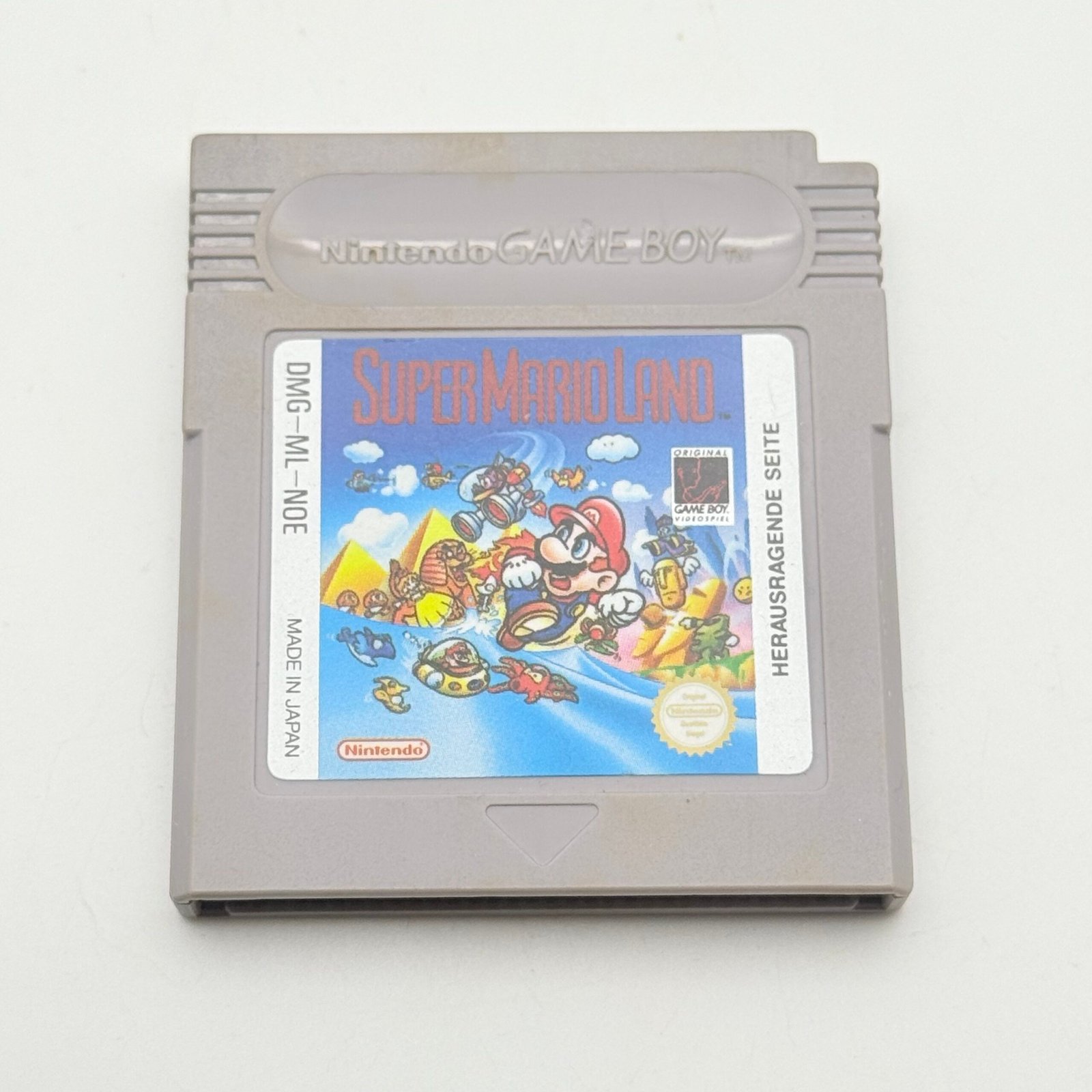 SUPER MARIO LAND NINTENDO GAME BOY - 100% ORIGINALE - ADESIVO PERFETTO
