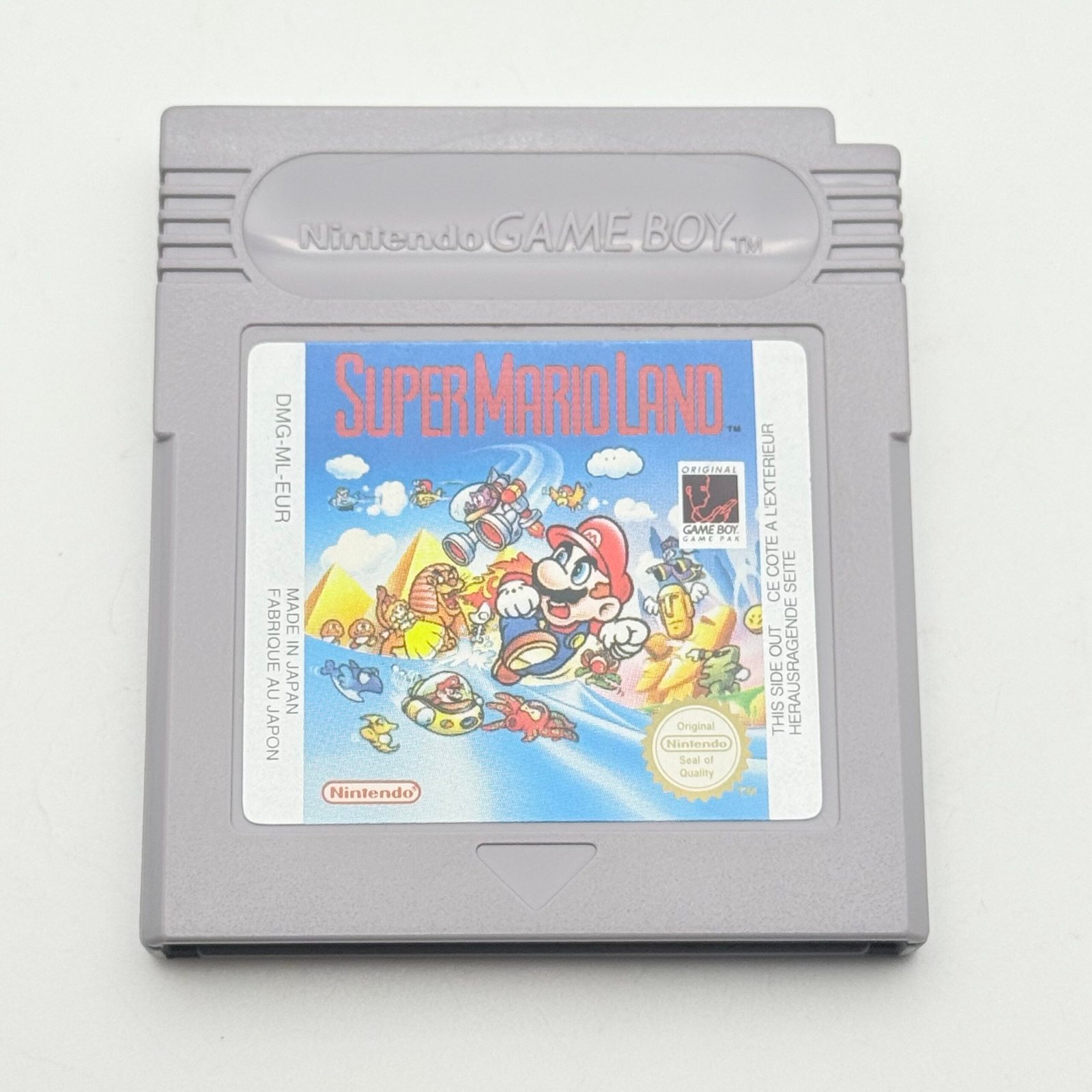SUPER MARIO LAND NINTENDO GAME BOY - 100% ORIGINALE - ADESIVO PERFETTO