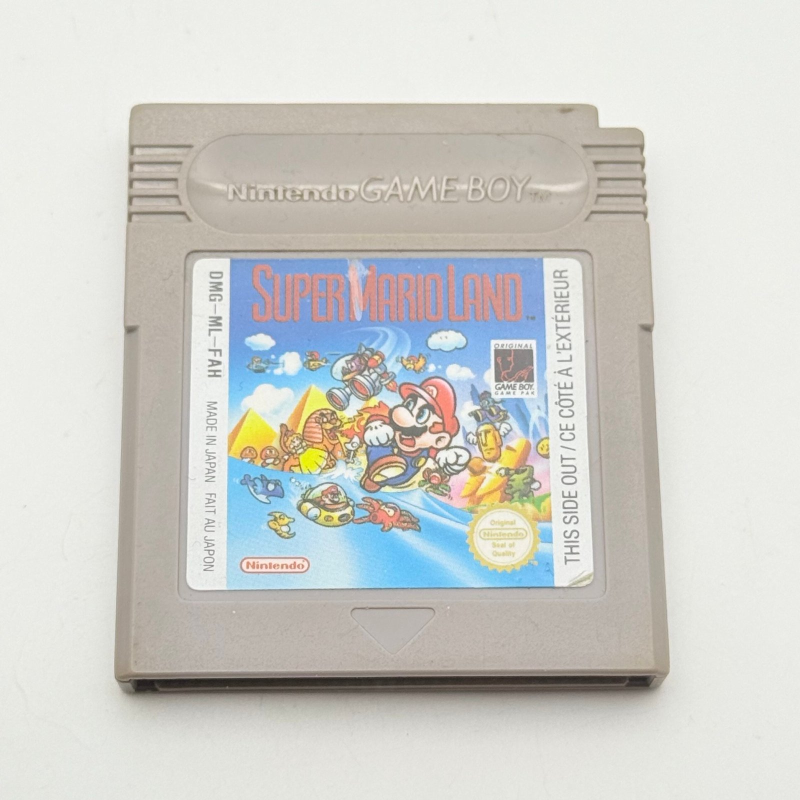 SUPER MARIO LAND NINTENDO GAME BOY - 100% ORIGINALE - ADESIVO BUONO