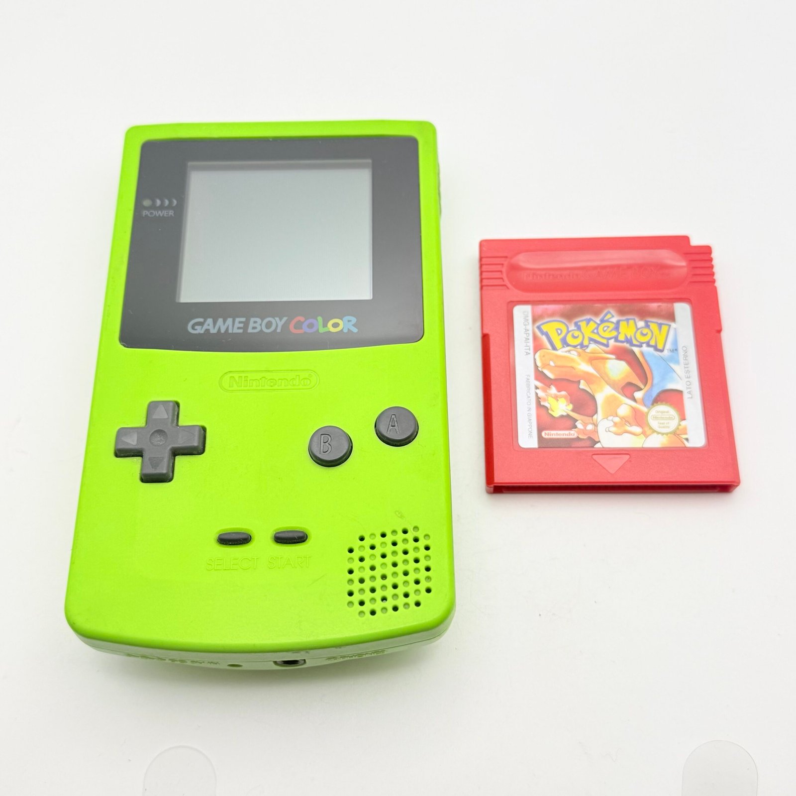 NINTENDO GAME BOY COLOR + POKÉMON ROSSO ORIGINALE ITA - SALVATAGGI FUNZIONANTI