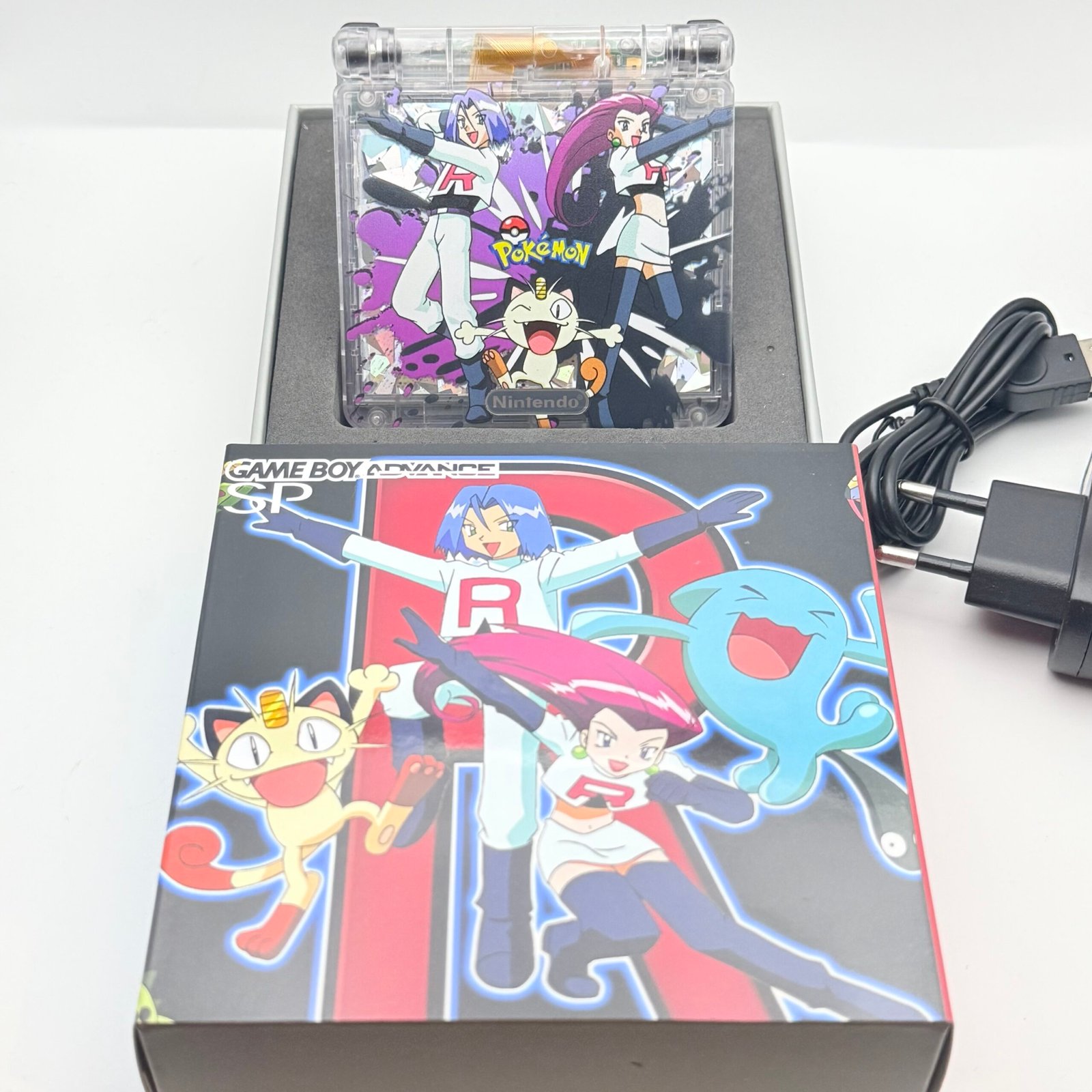 Game Boy Advance SP - IPS V4 - Team Rocket
