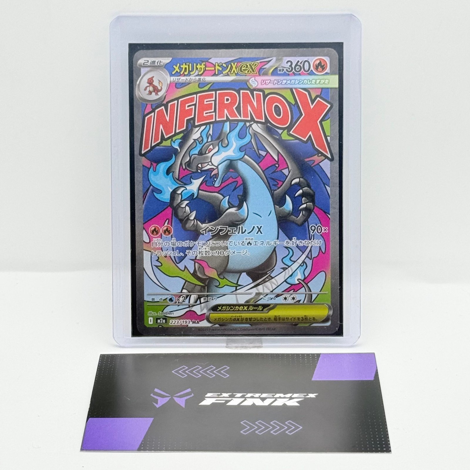 CARTA POKEMON MEGA CHARIZARD X EX 223/193 - MEGA DREAM - JAP - NEAR MINT