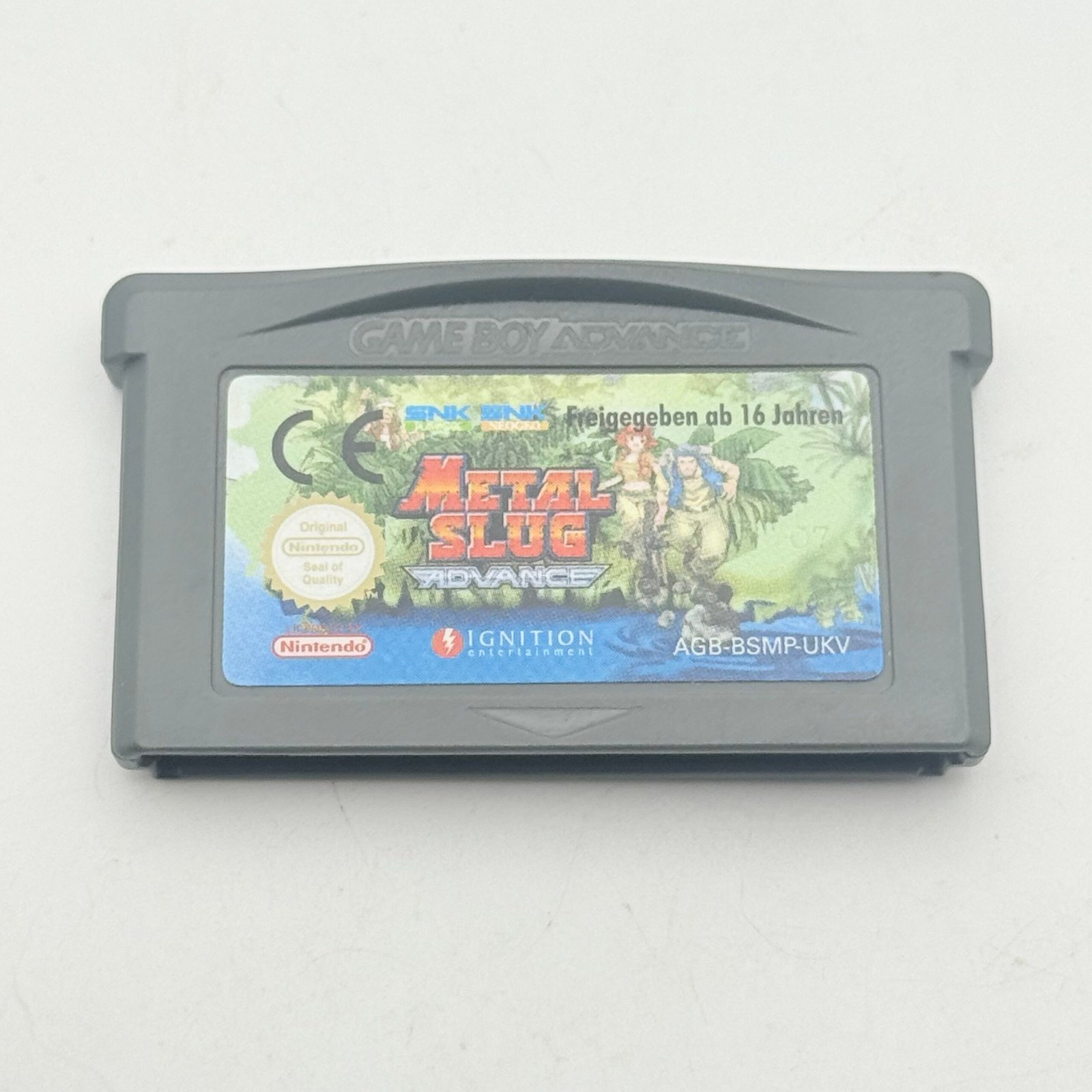 METAL SLUG ADVANCE NINTENDO GAME BOY ADVANCE - ORIGINALE - ADESIVO OTTIMO