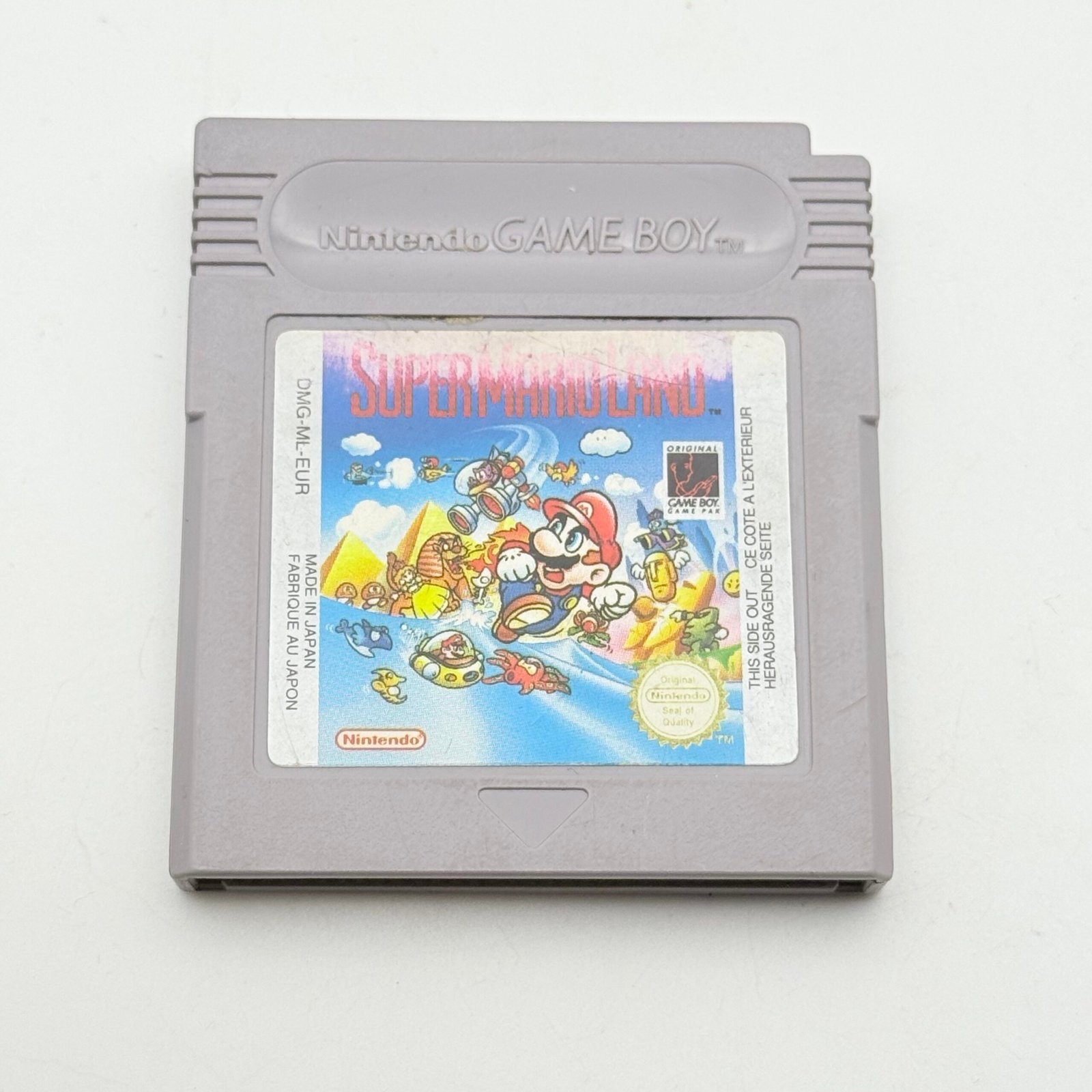 SUPER MARIO LAND NINTENDO GAME BOY - 100% ORIGINALE - ADESIVO BUONO