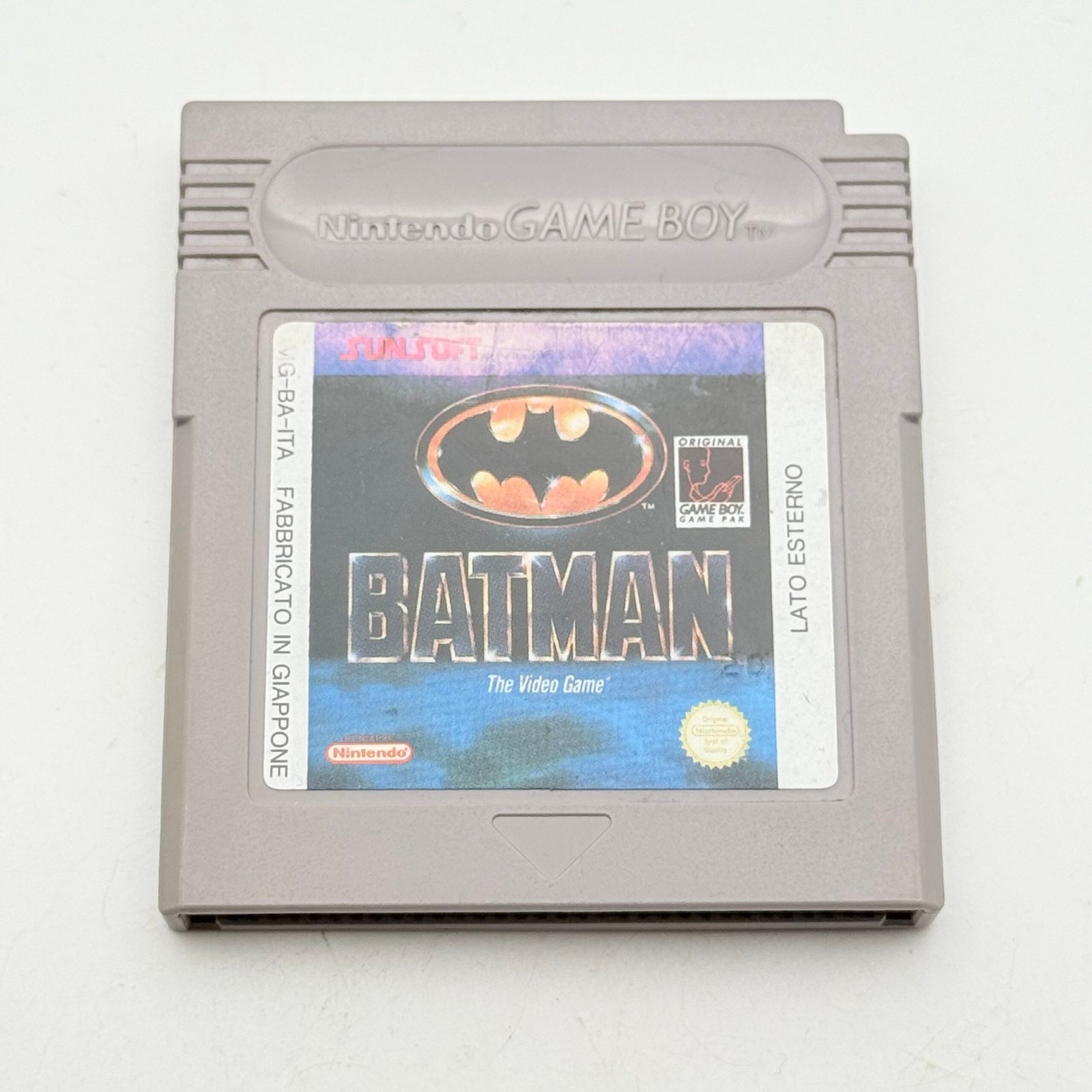 BATMAN PER NINTENDO GAME BOY - 100% ORIGINALE PAL ITA - ADESIVO BUONO