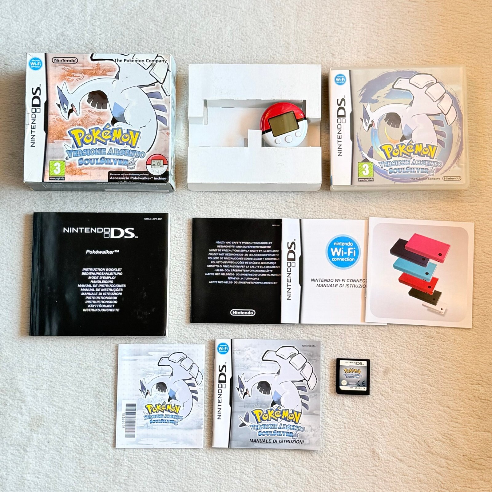 POKÉMON SOUL SILVER PER NINTENDO DS - 100% ORIGINALE ITA - COMPLETO - POKÉWALKER