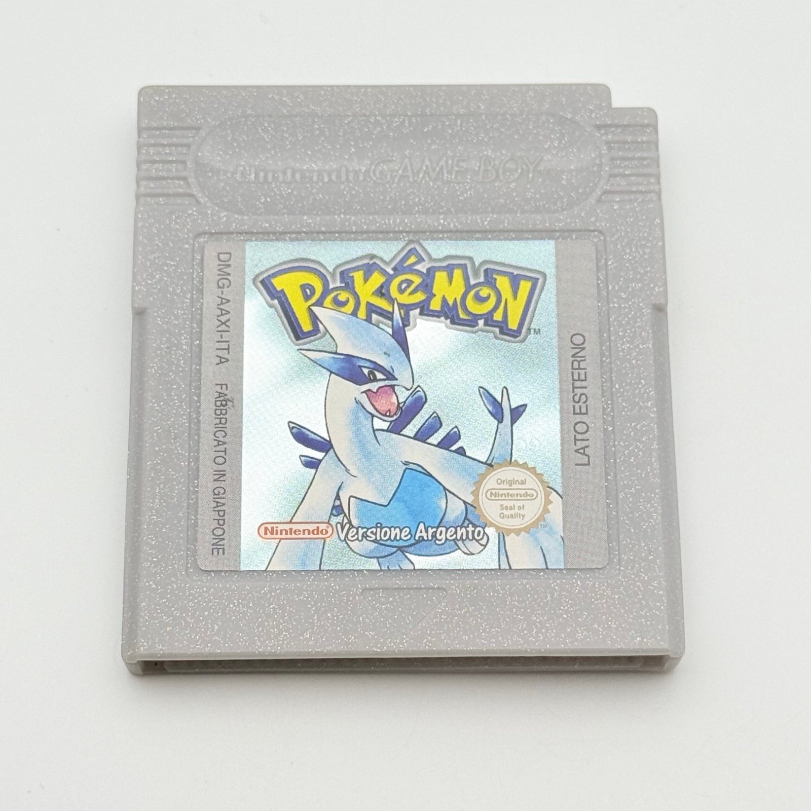 POKEMON ARGENTO GAME BOY - ORIGINALE ITALIANO - BATTERIA NUOVA - ADESIVO PERFETTO